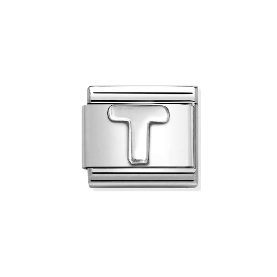 Nomination Composable 330113/20 Silver T Initial