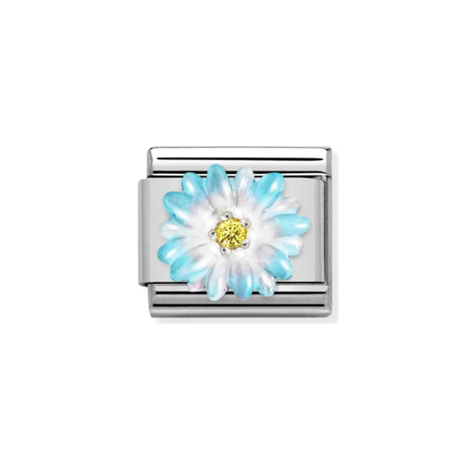 Nomination Composable 330321/06 Light Blue Flower