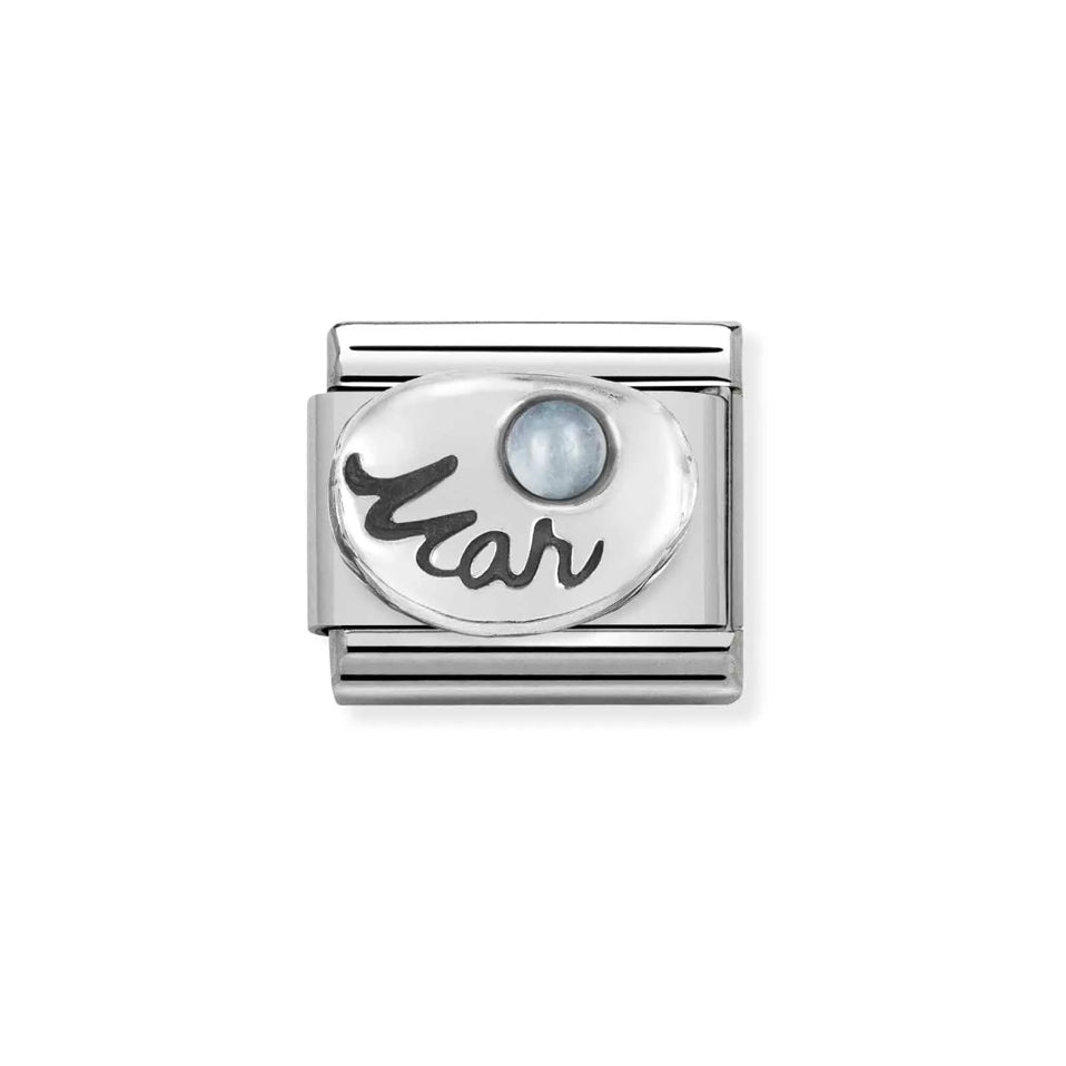 Nomination Composable 330505/03 March Aquamarine Classic Symbols Charm