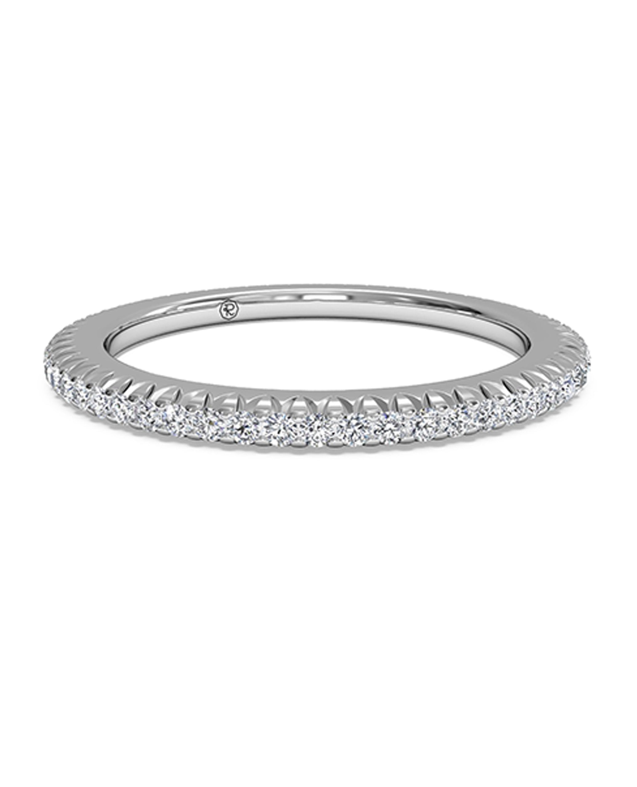 Ritani 21323 18k White Gold Diamond Eternity Band