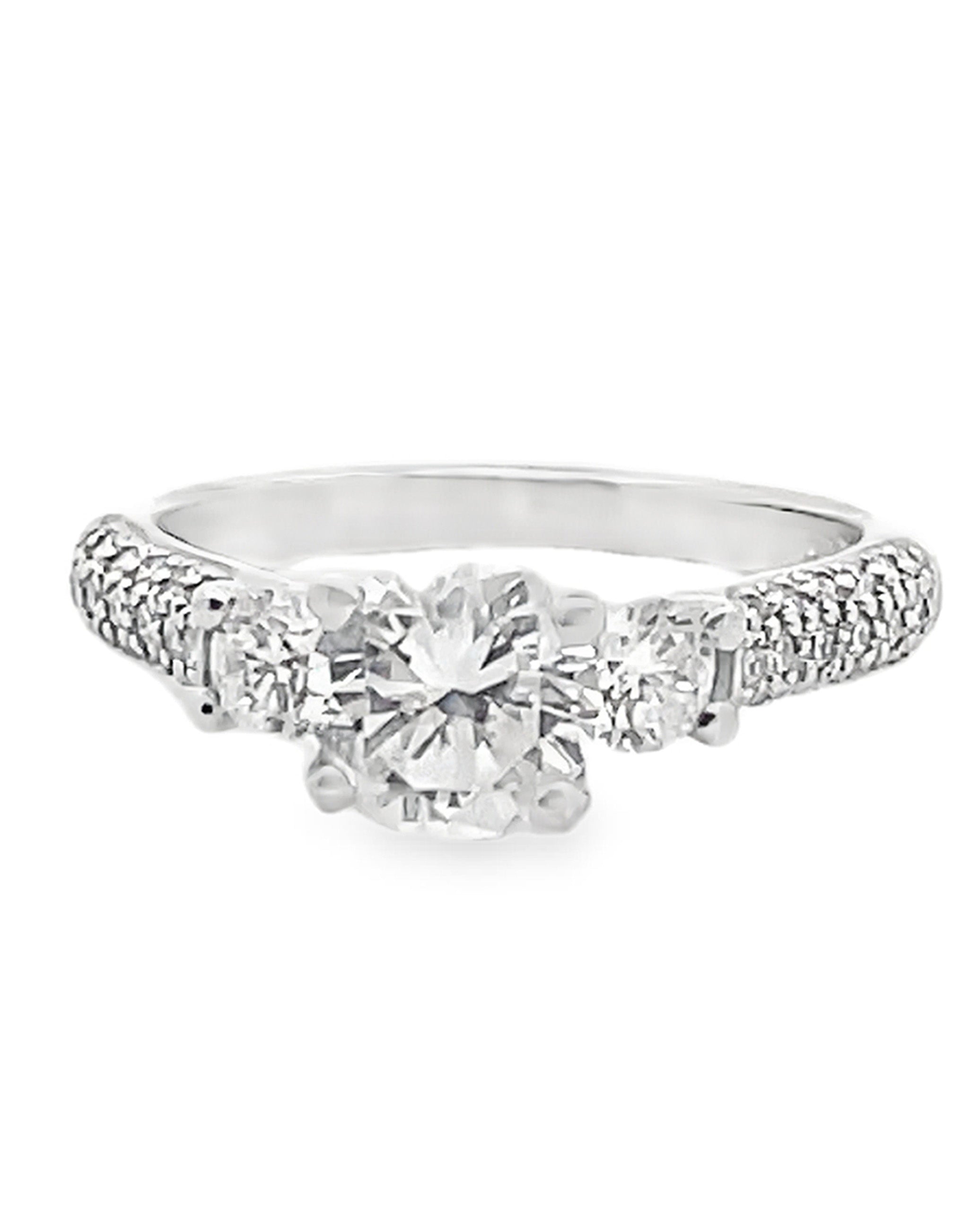 Scott Kay Crown Pave Engagement Ring M1165