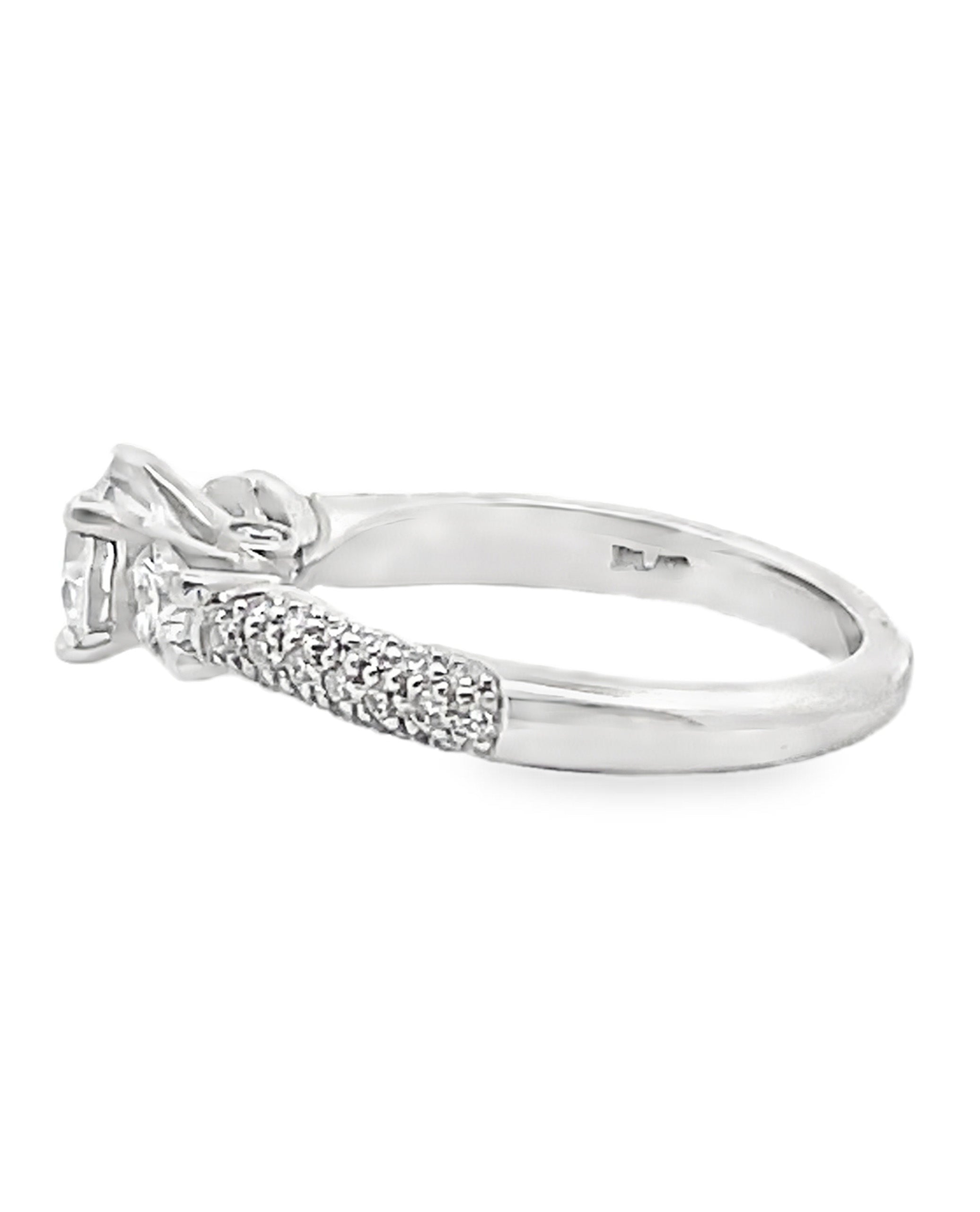Scott Kay Crown Pave Engagement Ring M1165