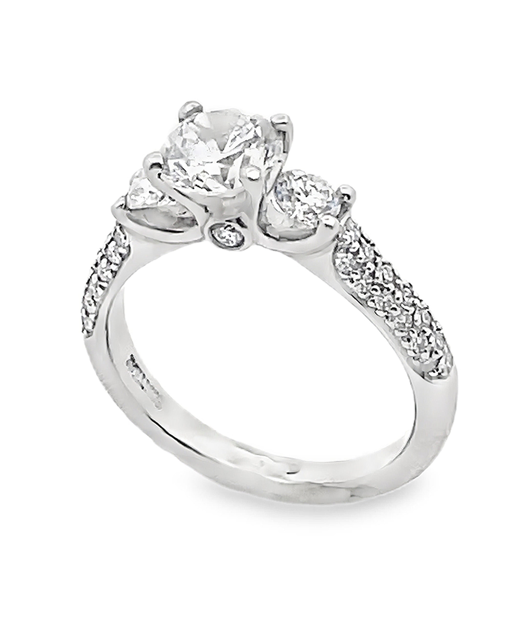 Scott Kay Crown Pave Engagement Ring M1165