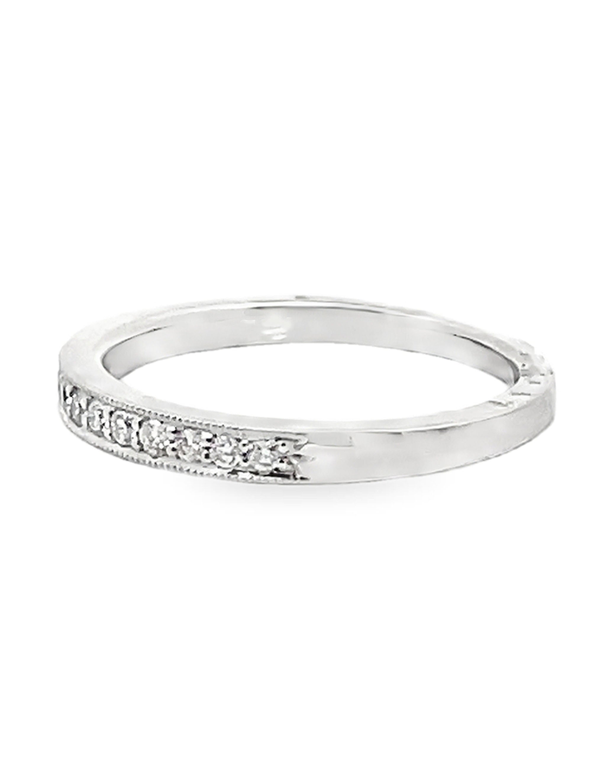 Platinum Scott Kay 'Contemporary' Band with Diamonds