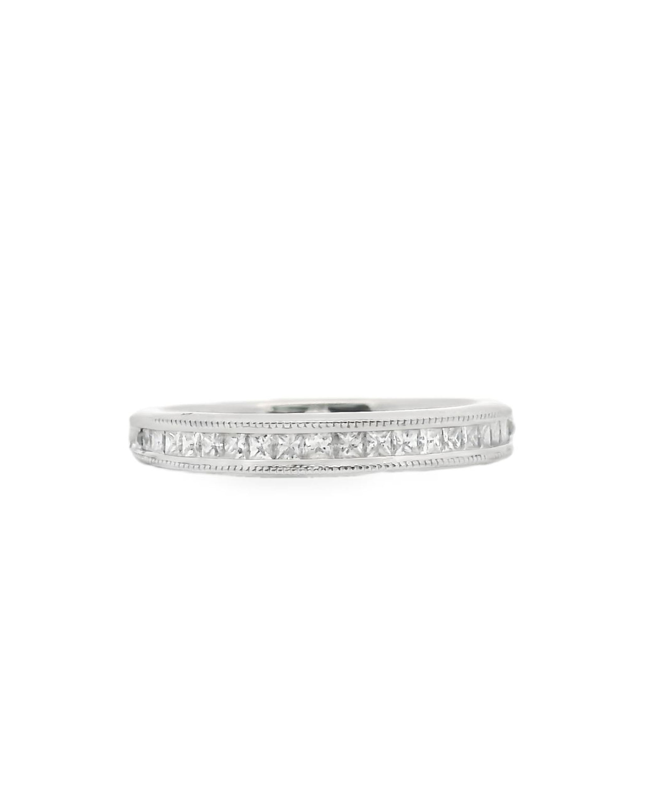 Platinum Scott Kay 'Contemporary' Diamond Band- Size 6.75