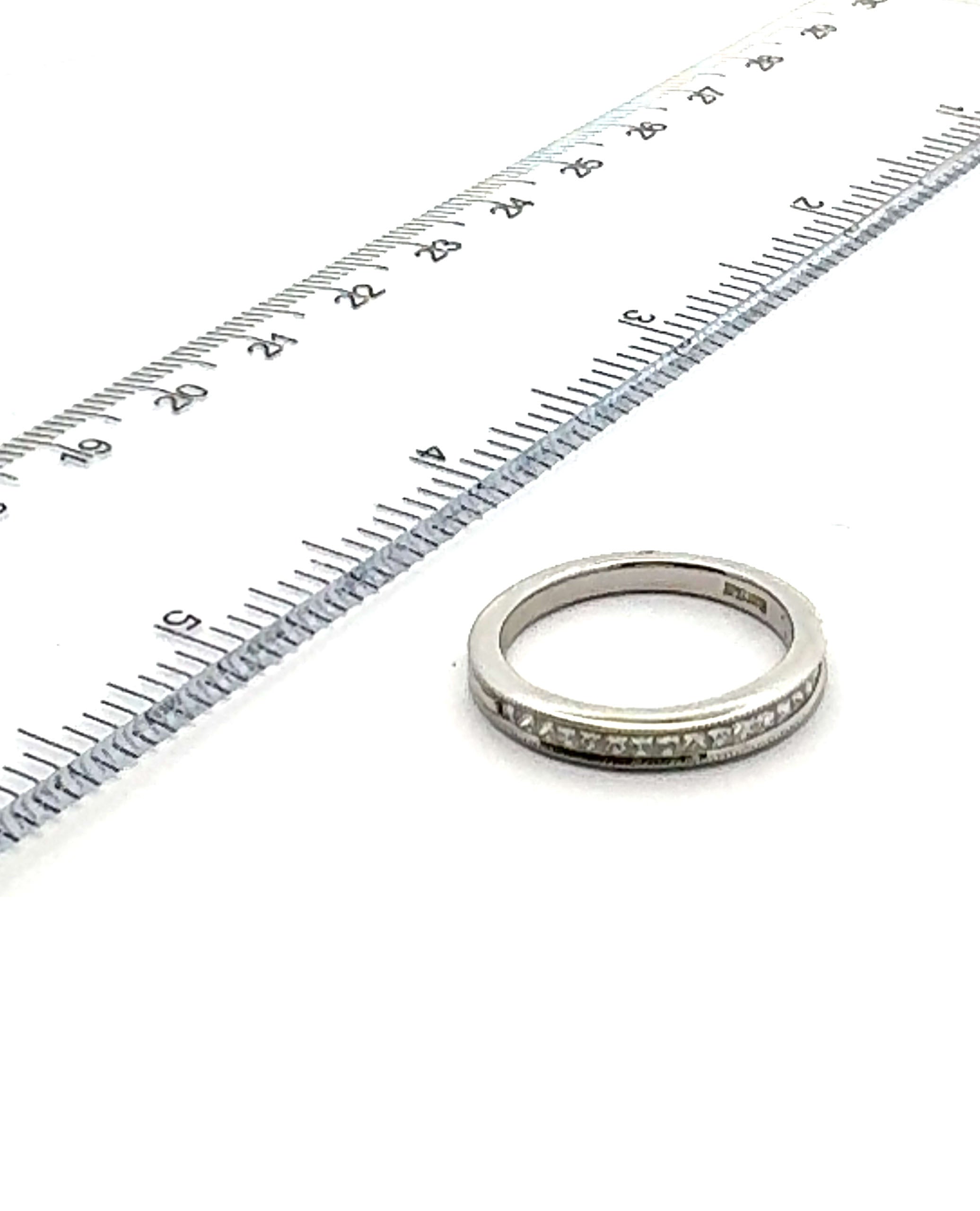 Platinum Scott Kay 'Contemporary' Diamond Band- Size 6.75