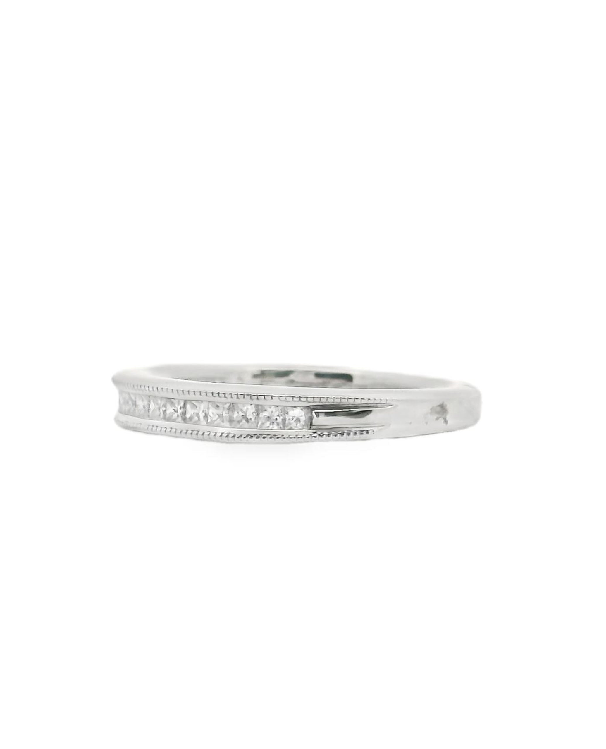 Platinum Scott Kay 'Contemporary' Diamond Band- Size 6.75