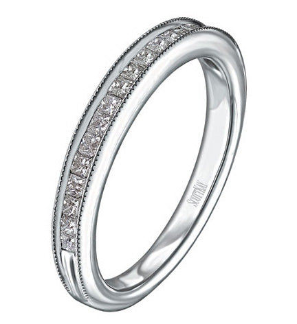 Platinum Scott Kay 'Contemporary' Diamond Band- Size 6.75