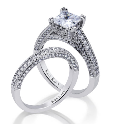 Kirk Kara SS6916-BH 18K White Gold Diamond Band