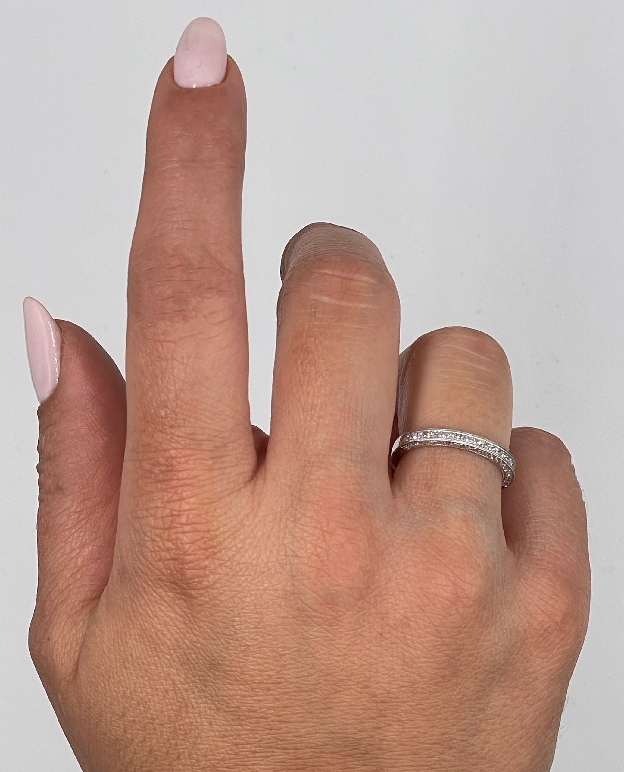 Kirk Kara SS6916-BH 18K White Gold Diamond Band