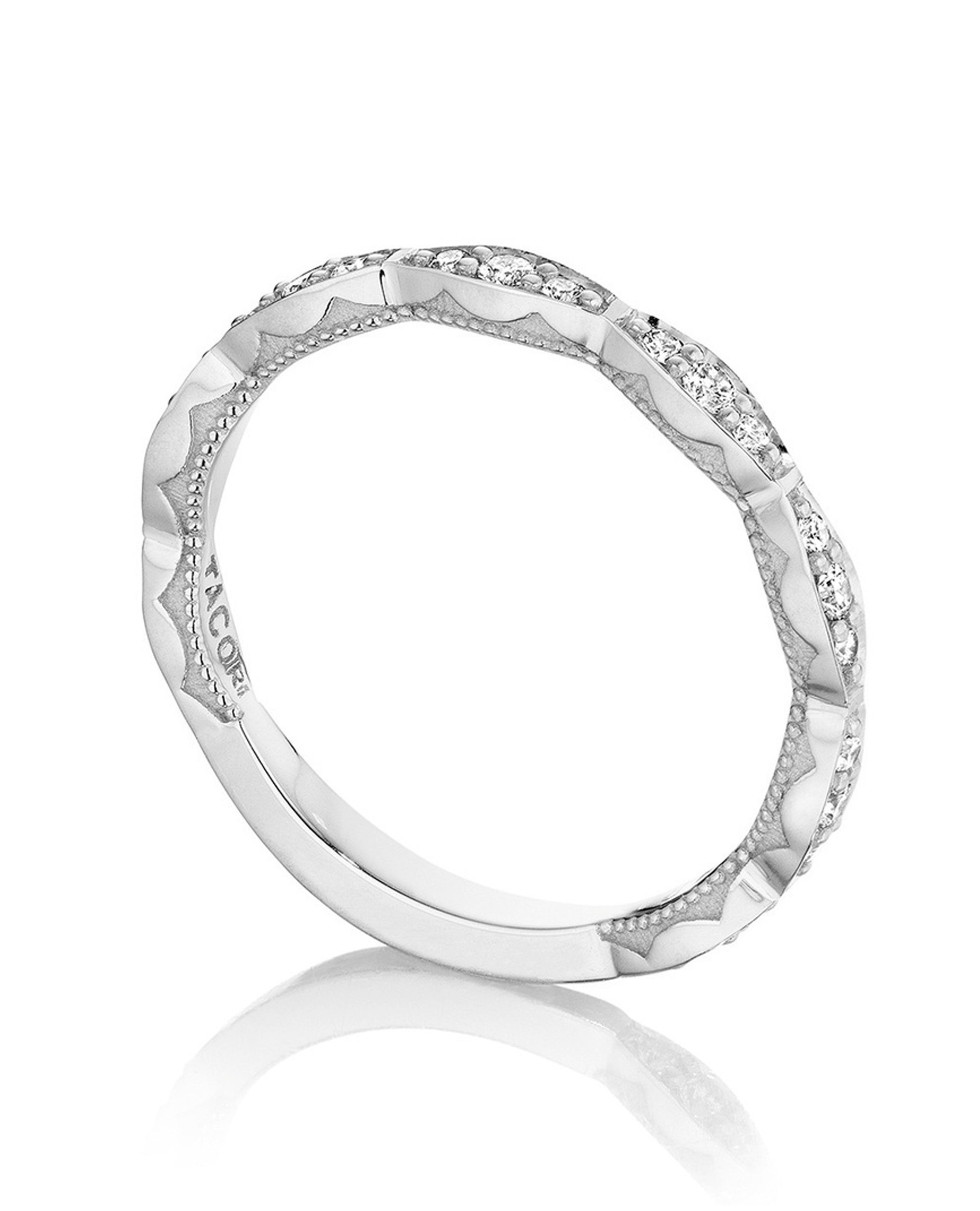 Tacori 46-2 Simply Tacori 0.27 Carat 3/4 Way Diamond Band Ring