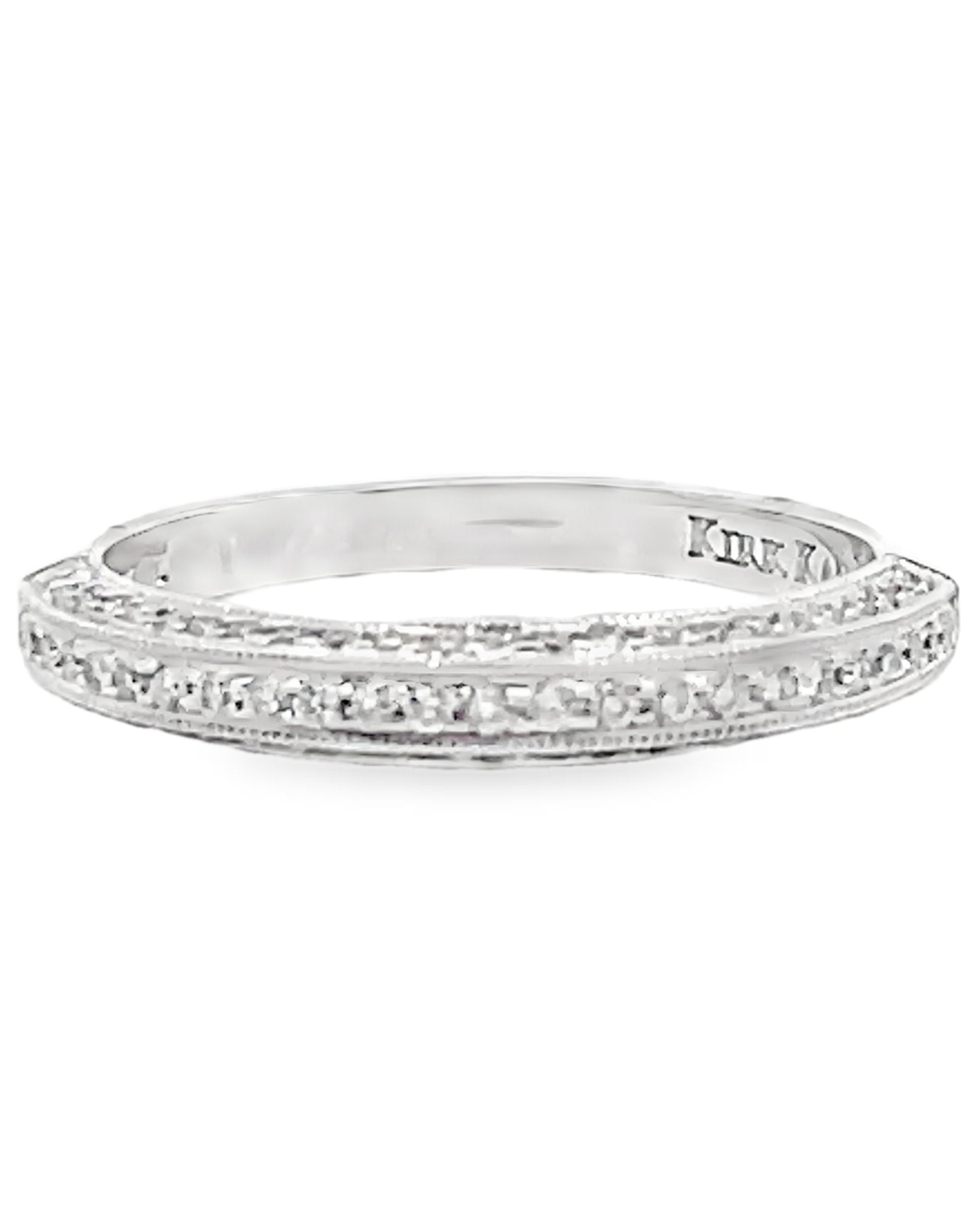 Kirk Kara SS6947A-B1 Carmella Hand Engraved Wedding Band