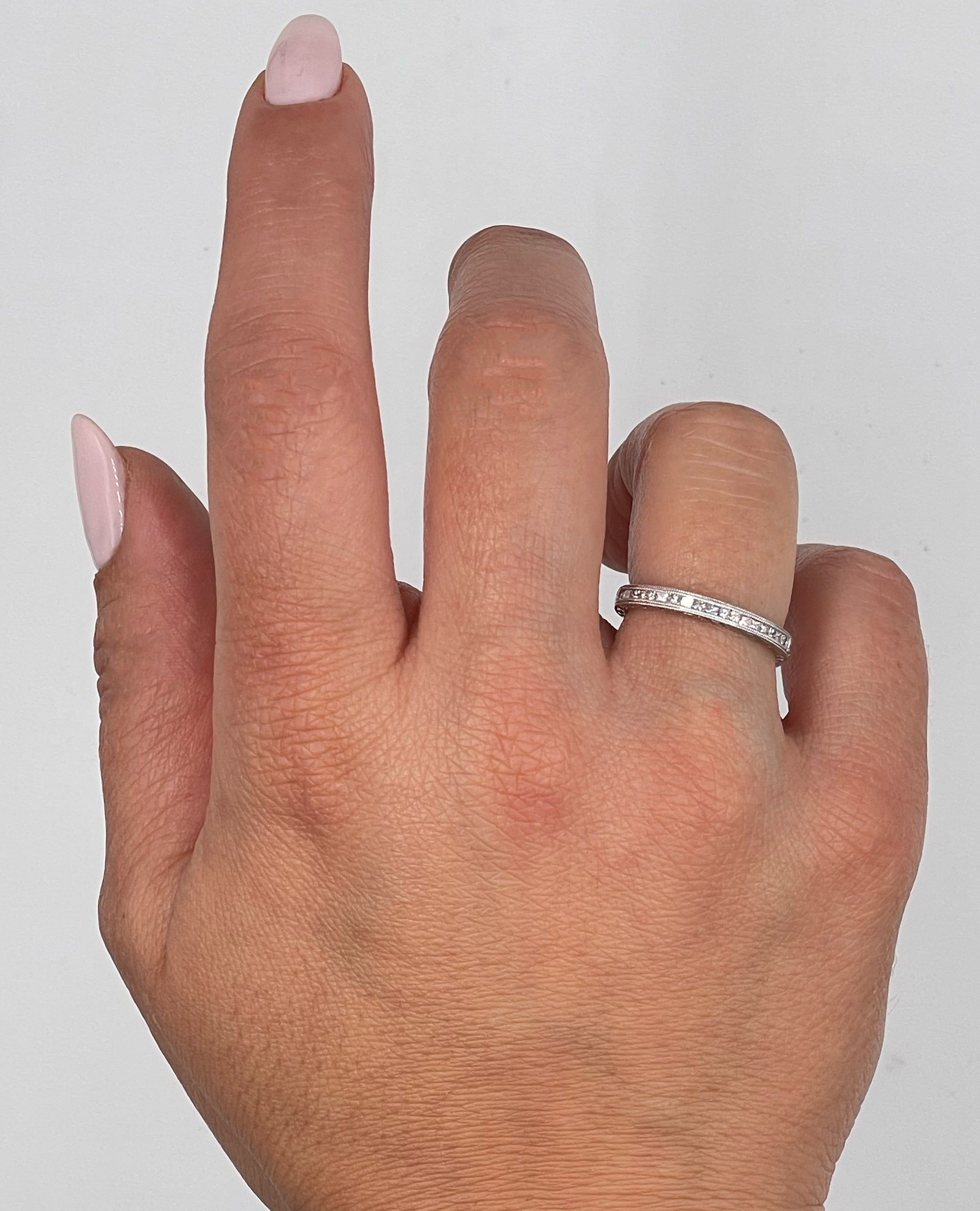 Kirk Kara SS6996-B Carmella Diamond Ring Band 0.31 Carats