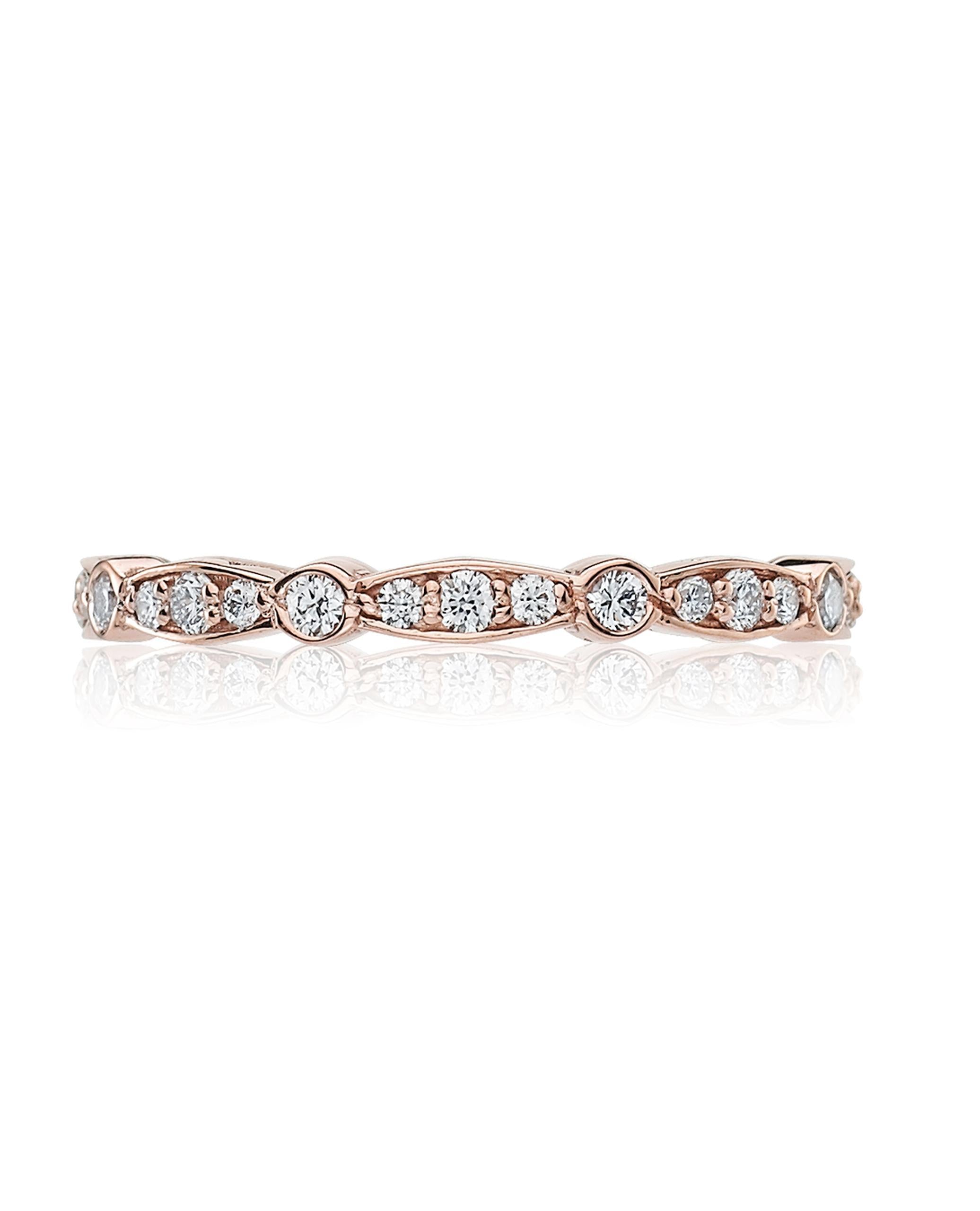 Tacori 47-2ETPK 18K Rose Gold Eternity Band