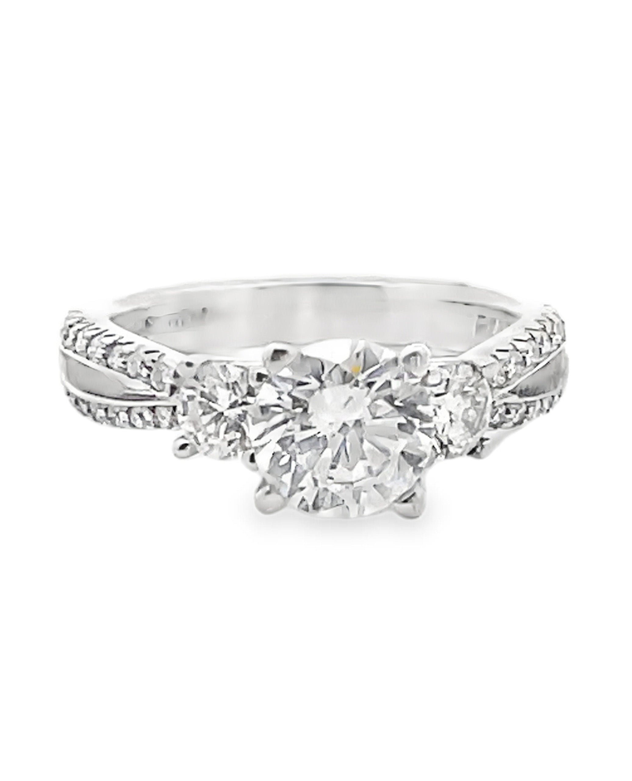 Scott Kay M1106RDPP Bow Engagement Ring