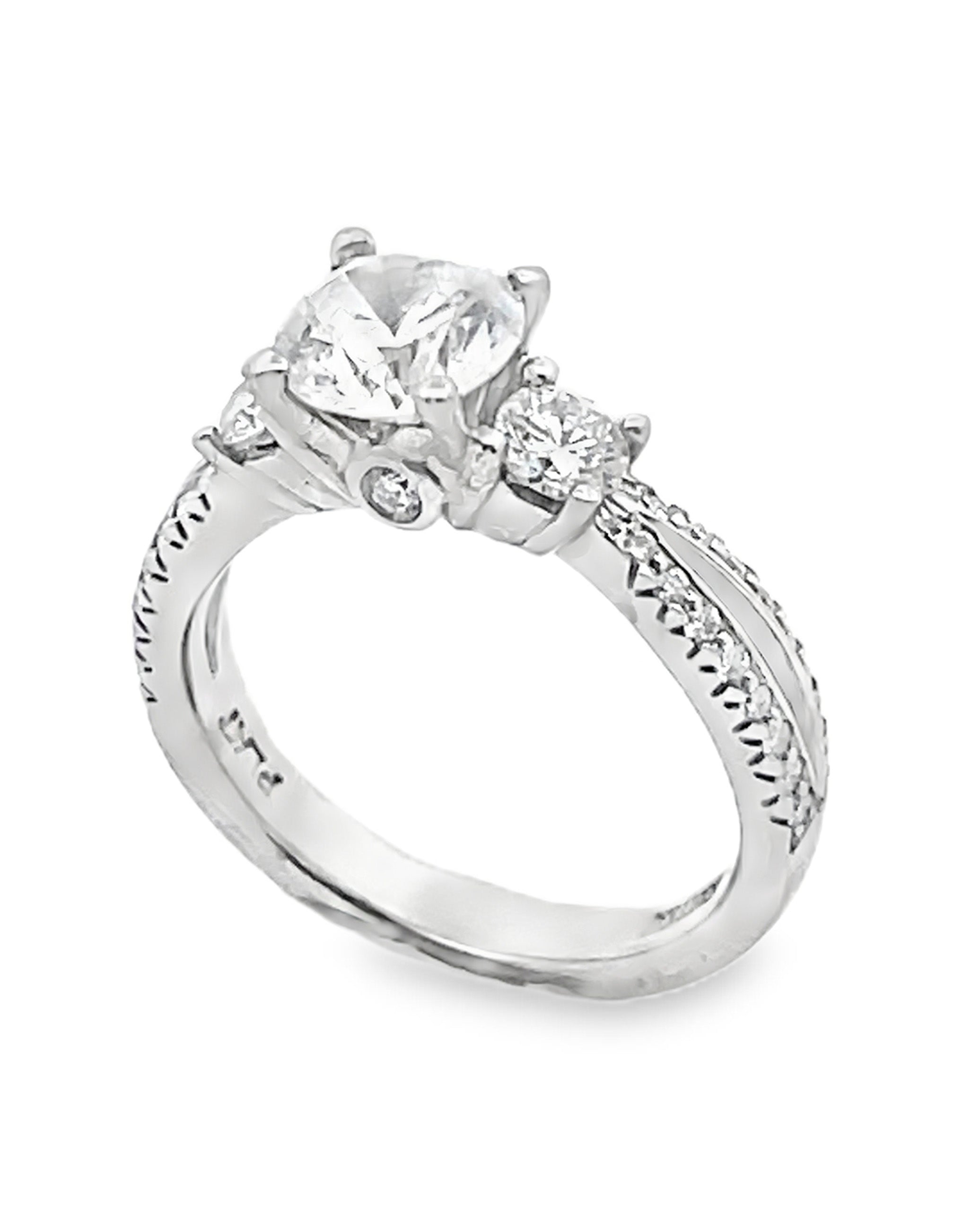 Scott Kay M1106RDPP Bow Engagement Ring