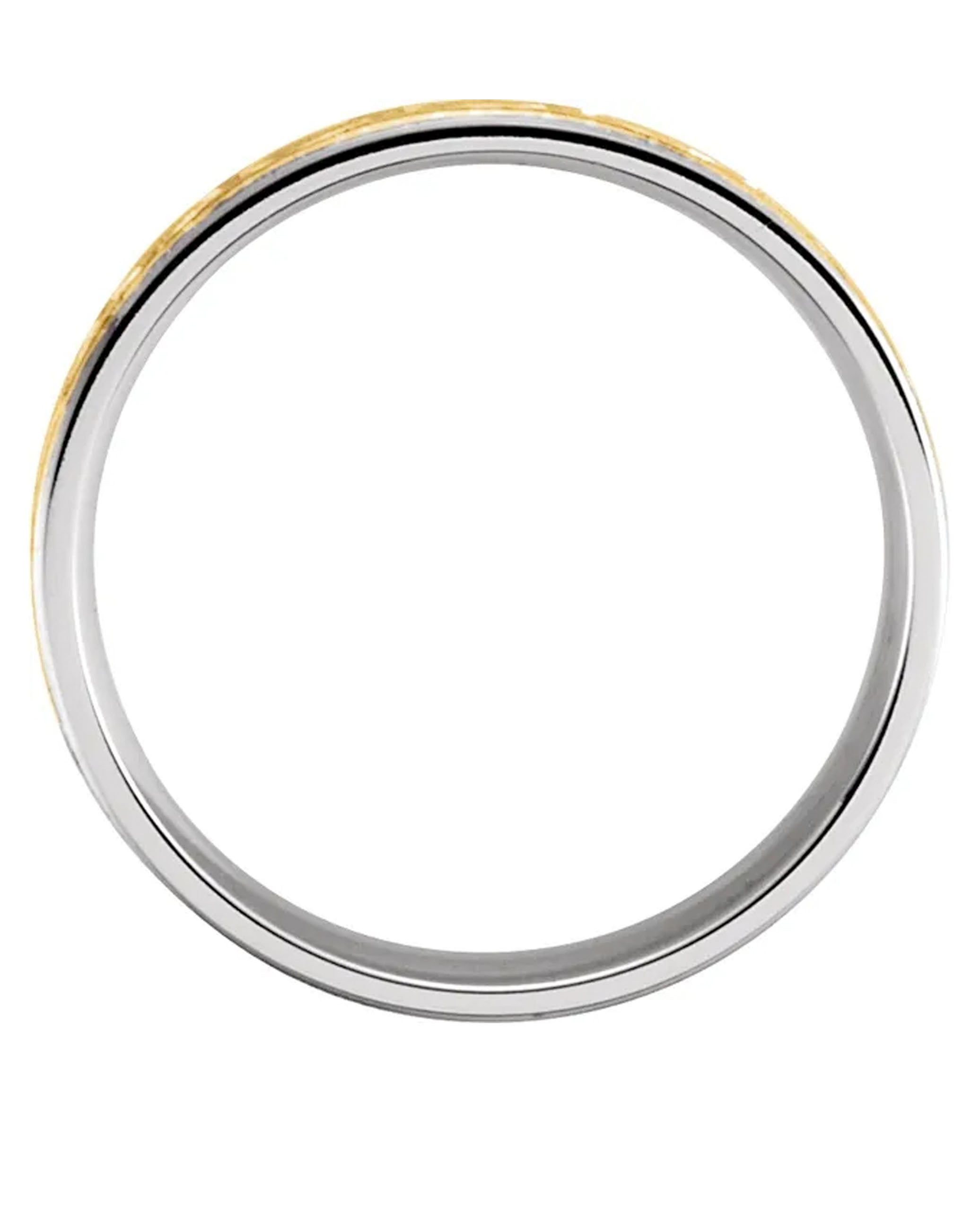 14K White/Yellow Gold 6mm Infinity-Inspired Band