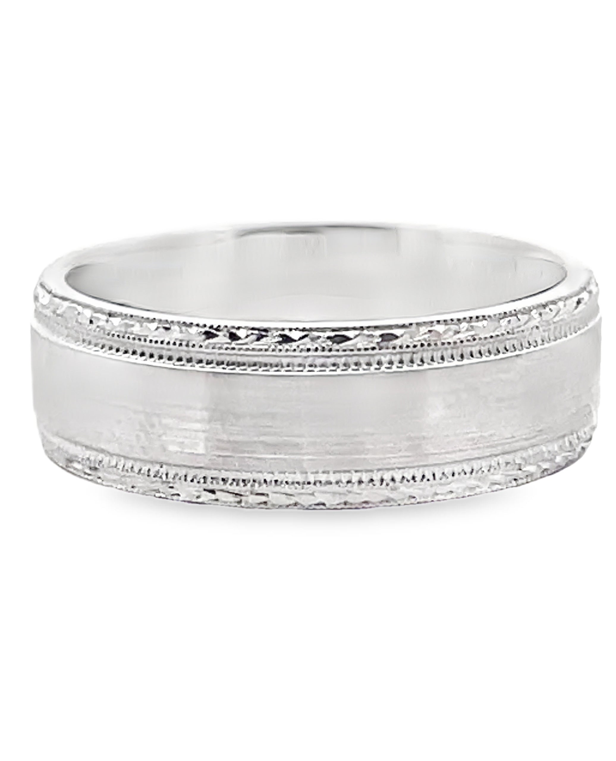 Kirk Kara SS6974M-B Artin 18K White Gold Wedding Band