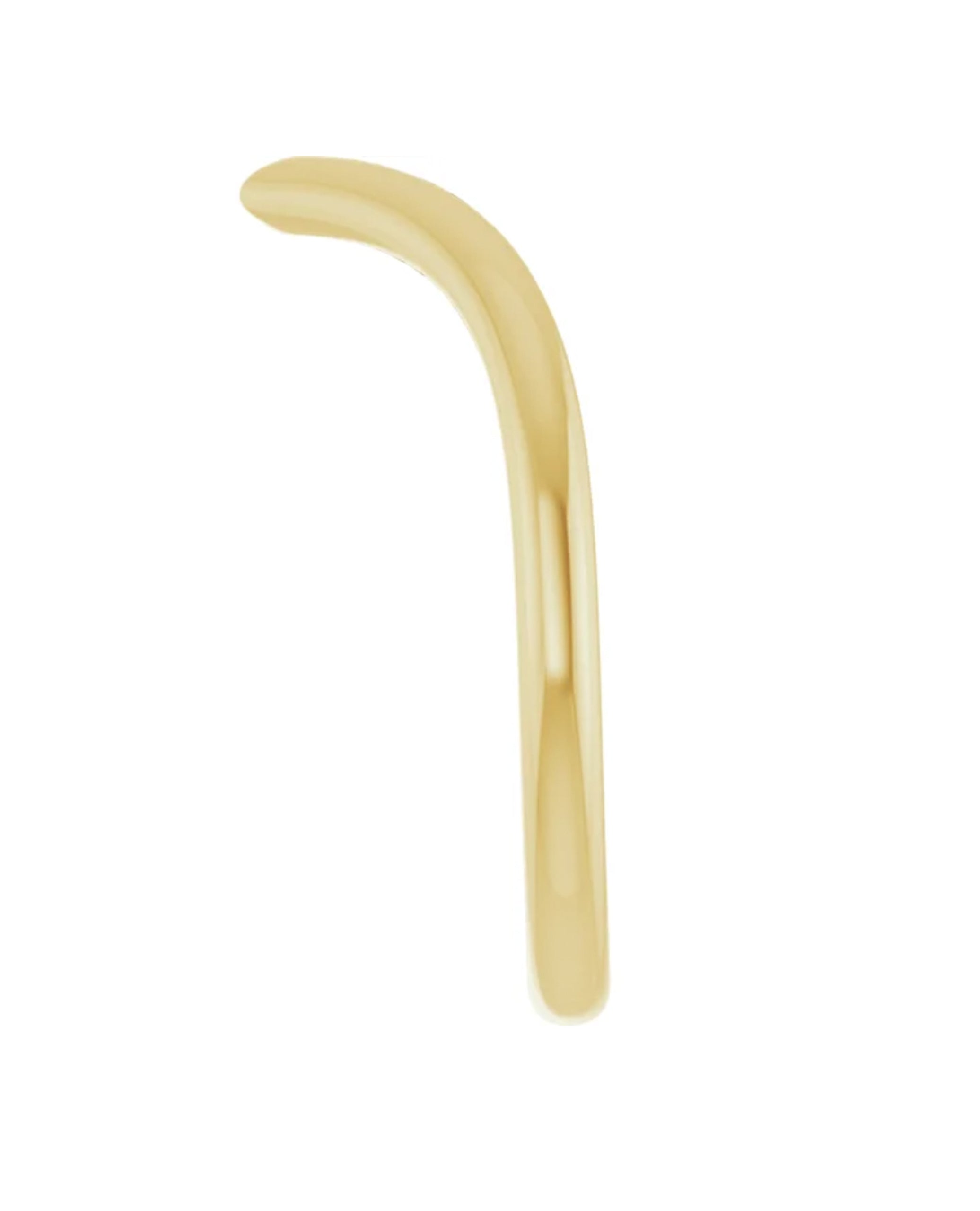 14K Yellow Gold Contour Ring