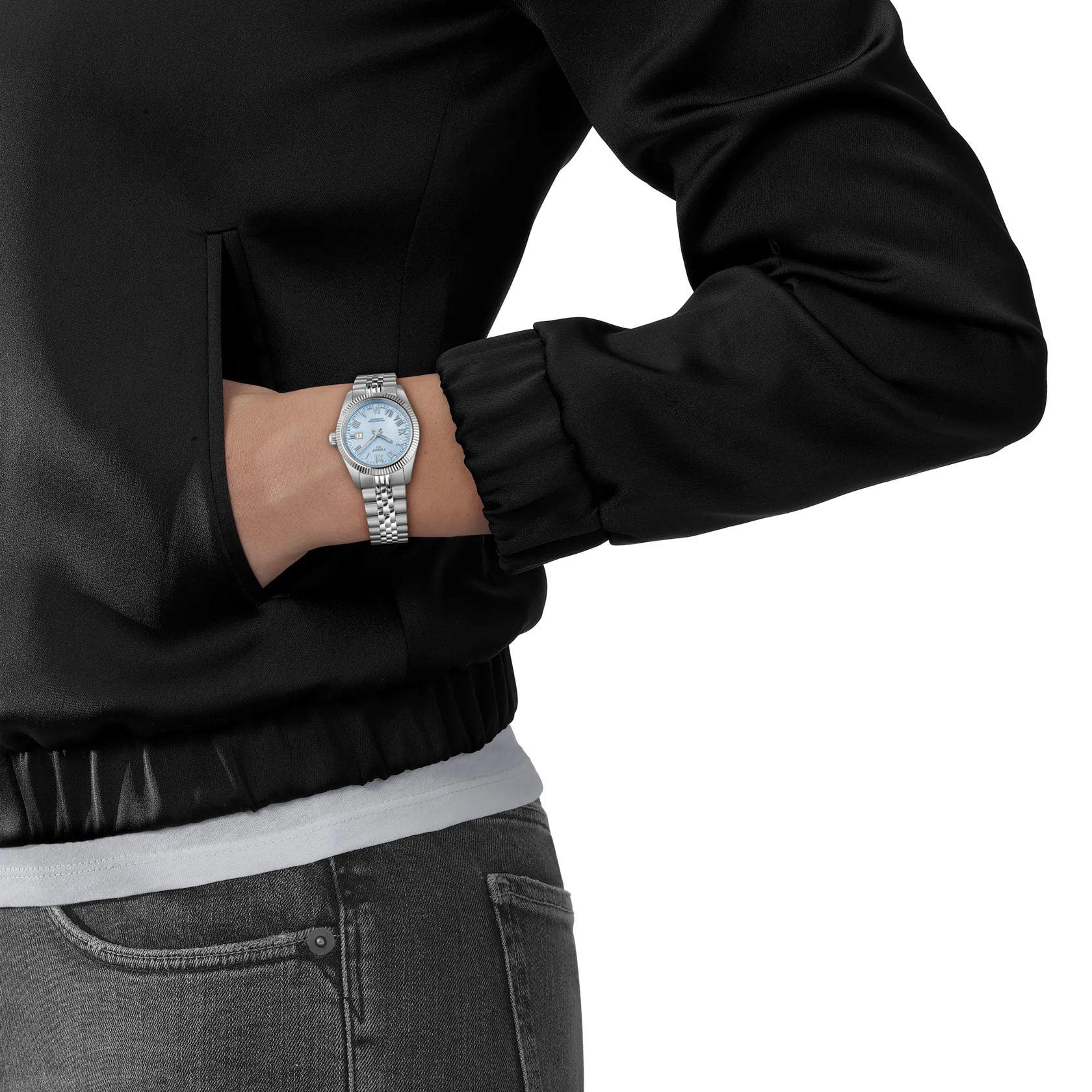 Tissot T156.208.11.353.00 Ballade 30mm Watch with Ice Blue Dial