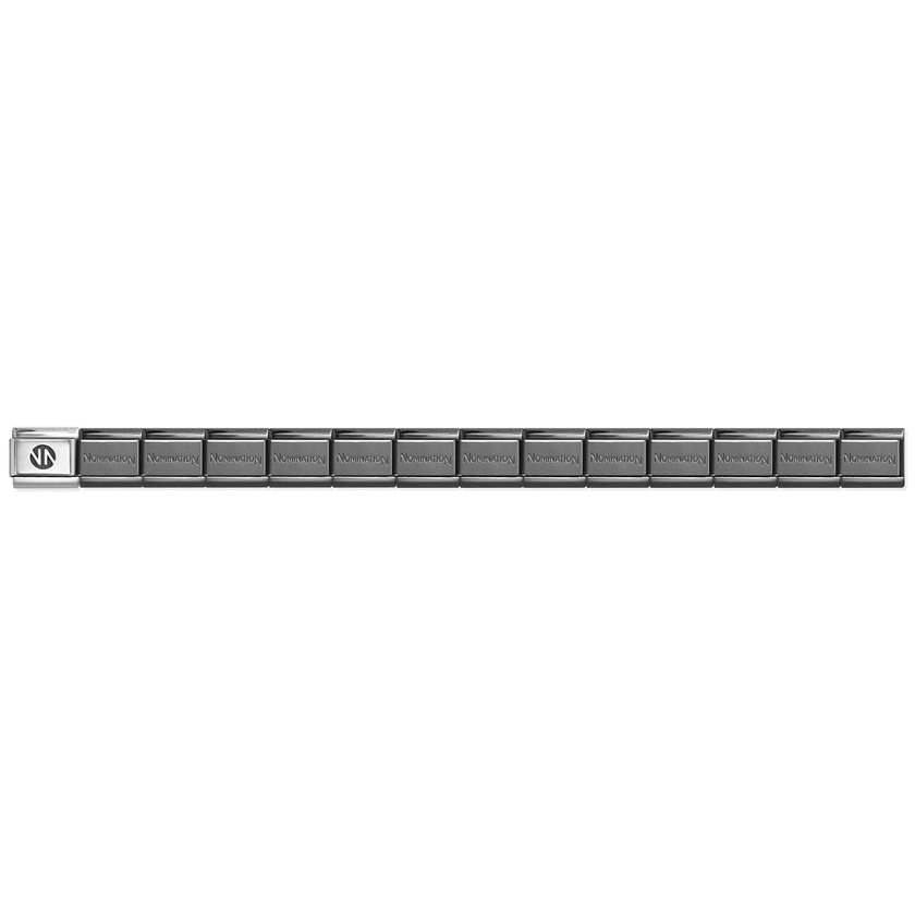 Nomination Composable 530301/SI/002 Classic Band in Stainless Steel Branded - Matte Black Color