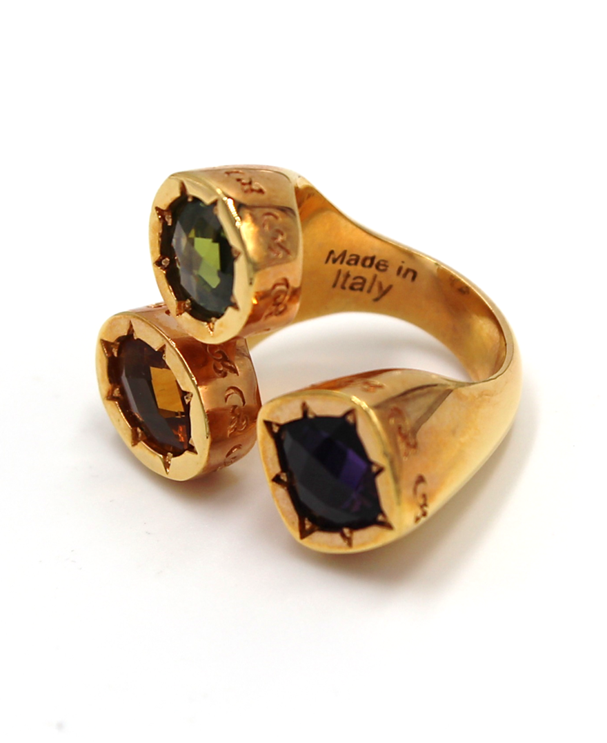Rebecca Gioielli Tri Color Bronze Ring