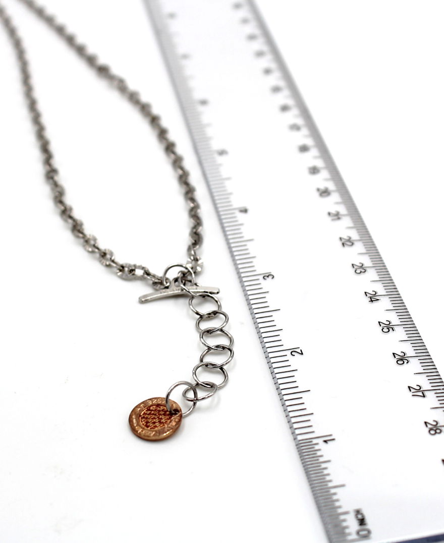 Rebecca Gioielli Sterling Silver Necklace Adjustable 18 to 20 Inches