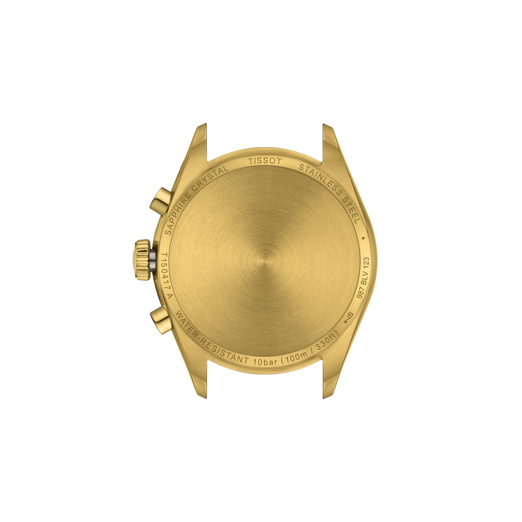 Tissot T150.417.33.031.00 PR 100 Chronograph Watch with Gold PVD