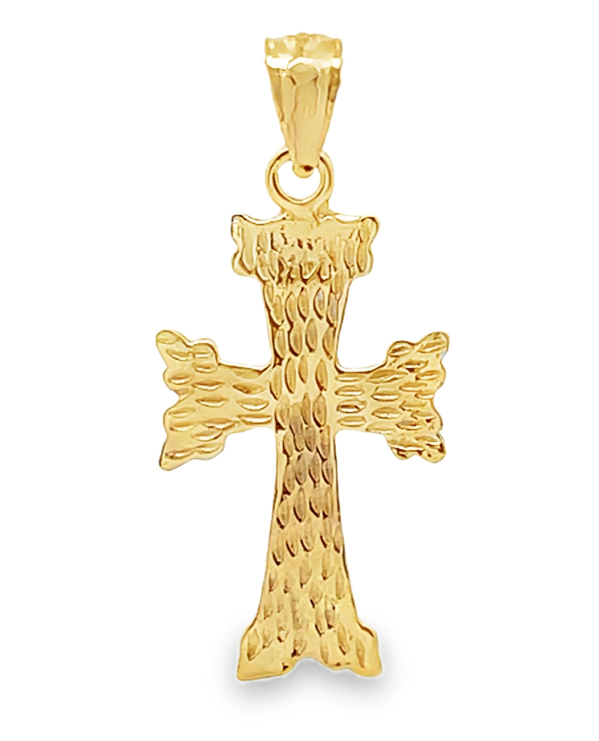 14K Yellow Gold Armenian Cross
