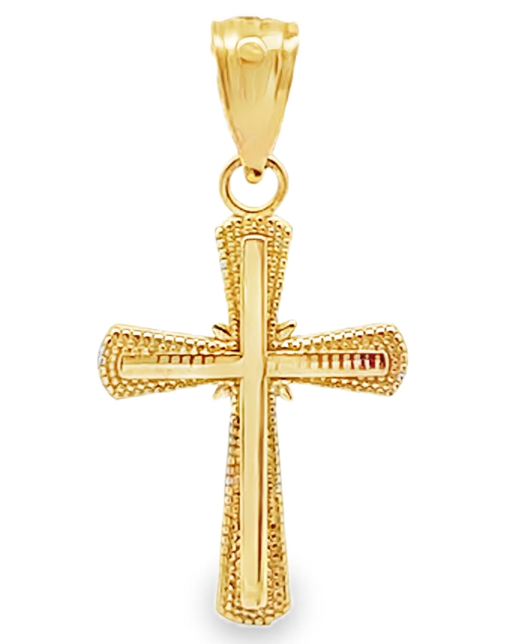 14K Yellow Gold Cross