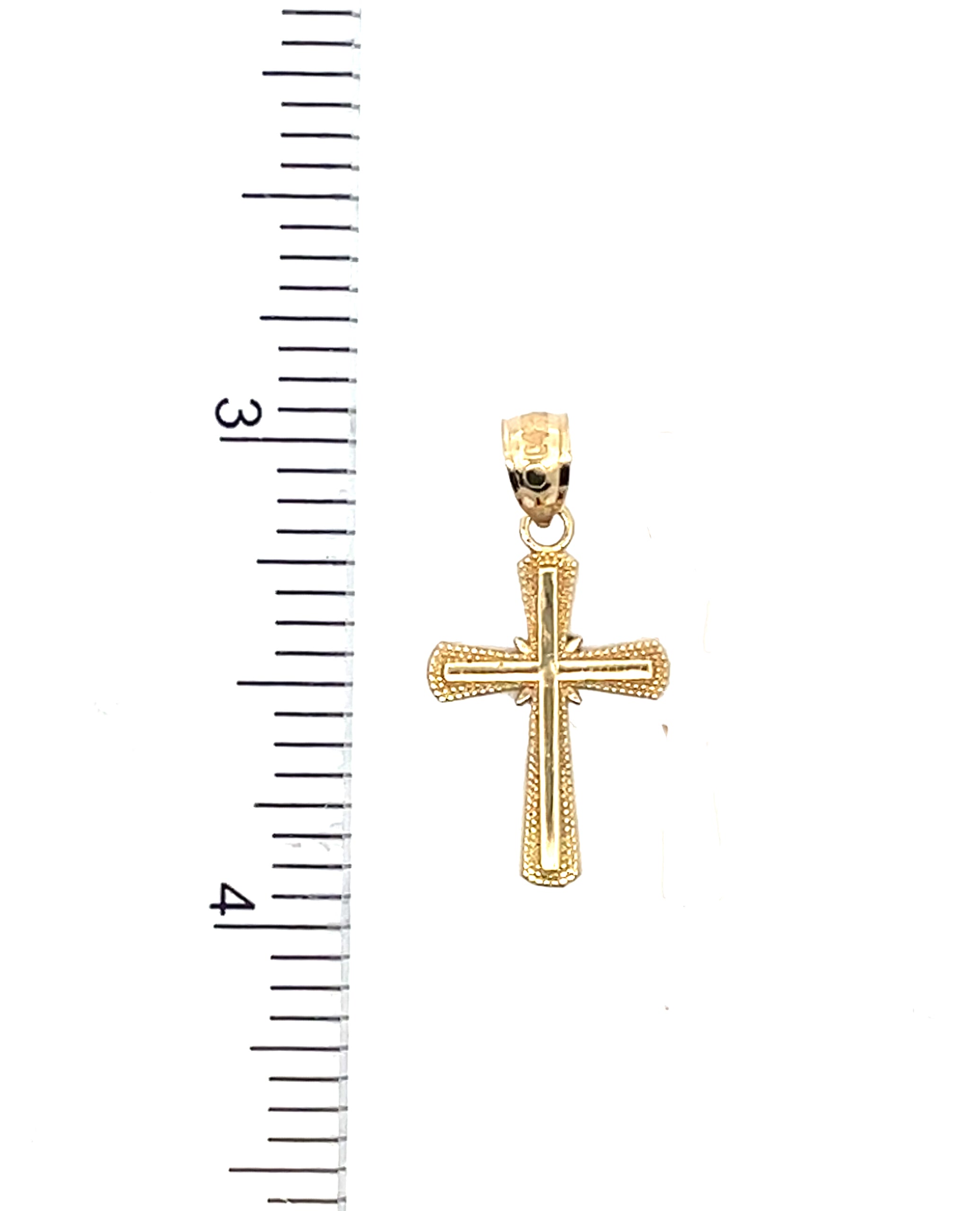14K Yellow Gold Cross