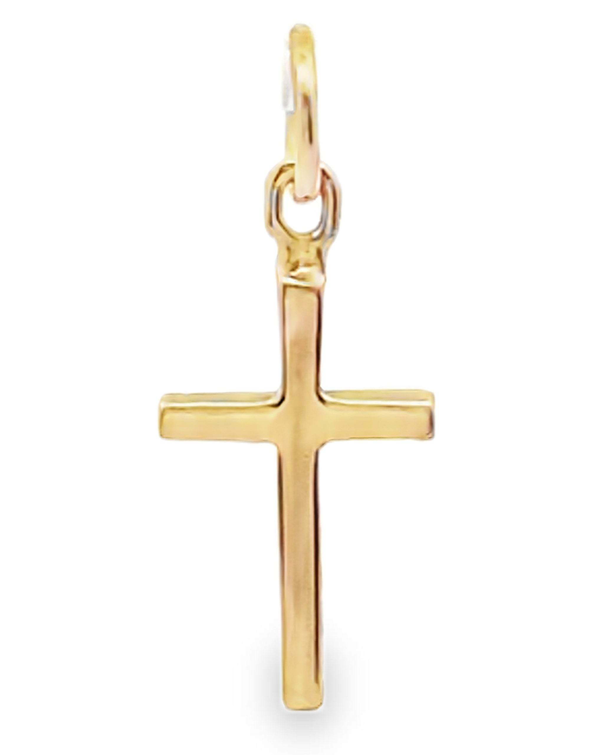 14K Yellow Gold Cross