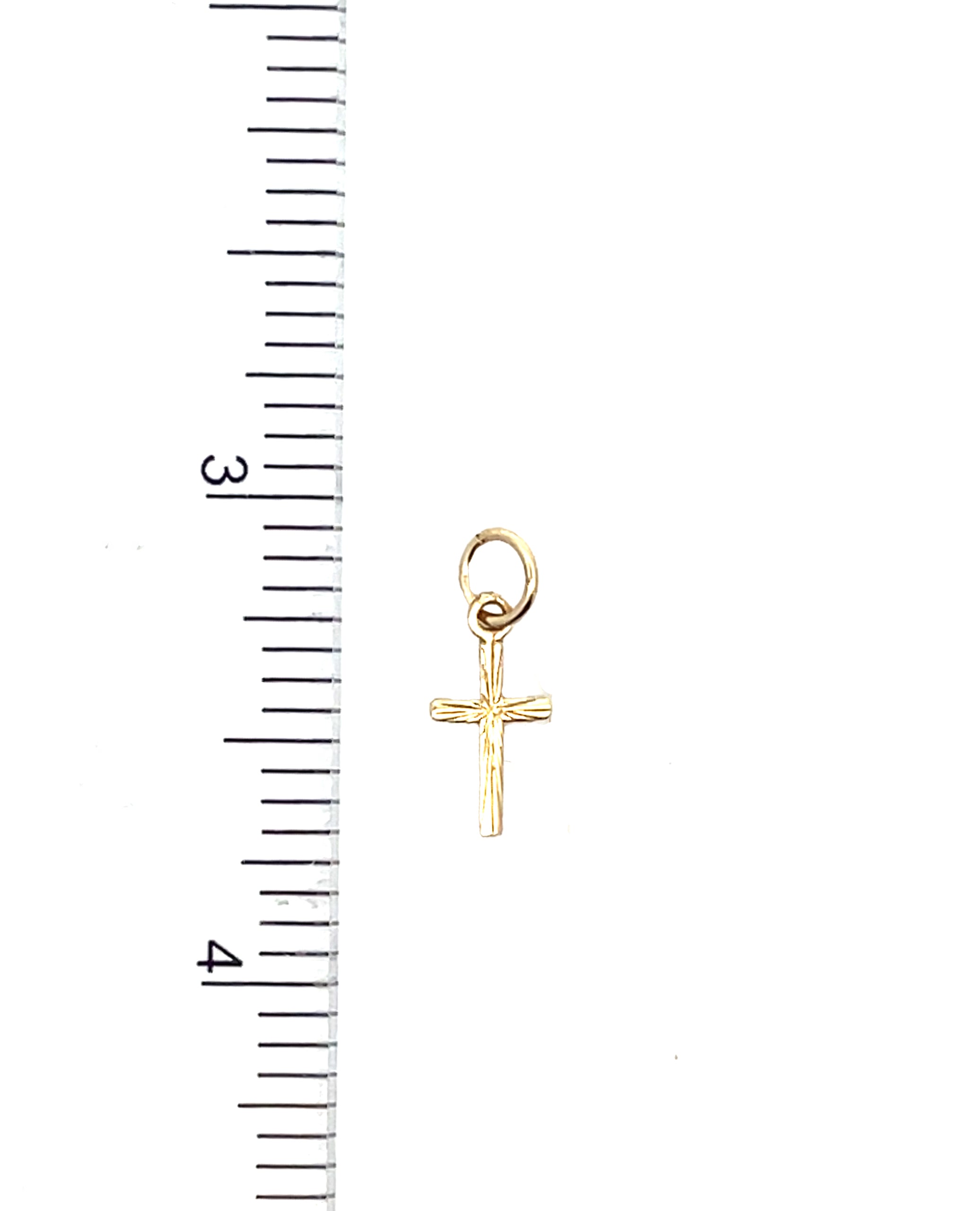 14K Yellow Gold Cross