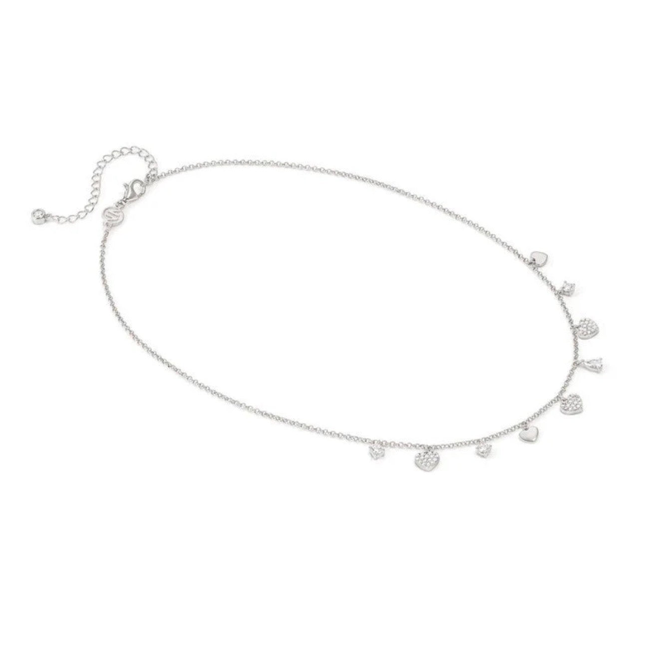 Nomination 240703/001 Lucentissima Necklace, Mix Pendants, Heart, CZ