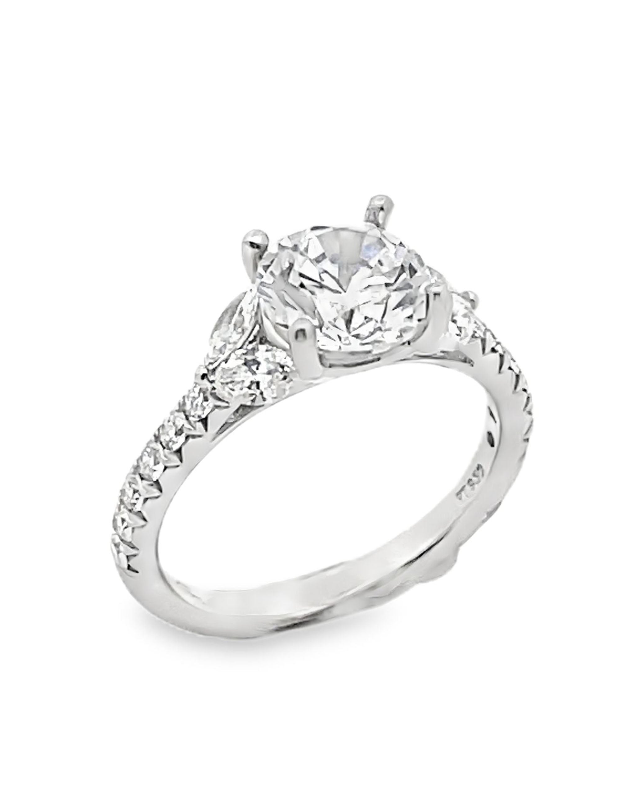 Designs By Vatche Platinum Engagement Ring