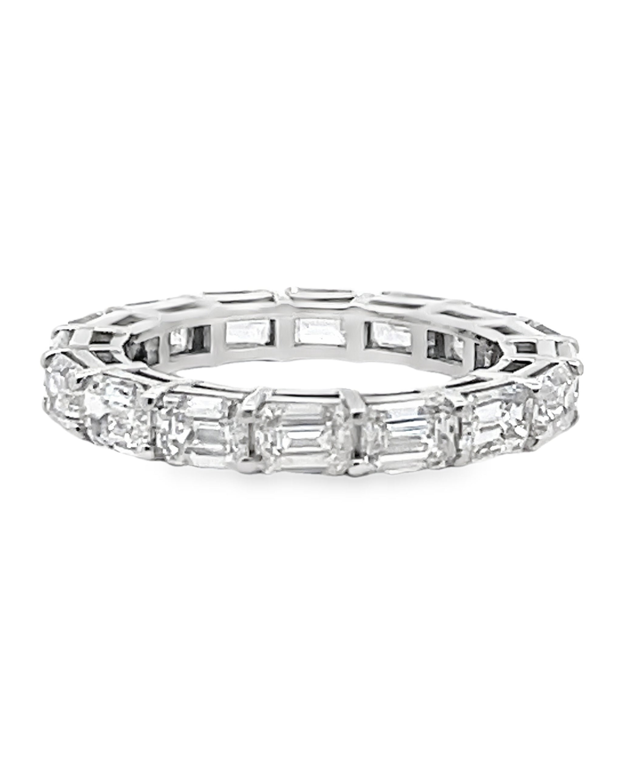 18K White Gold Diamond Eternity Band