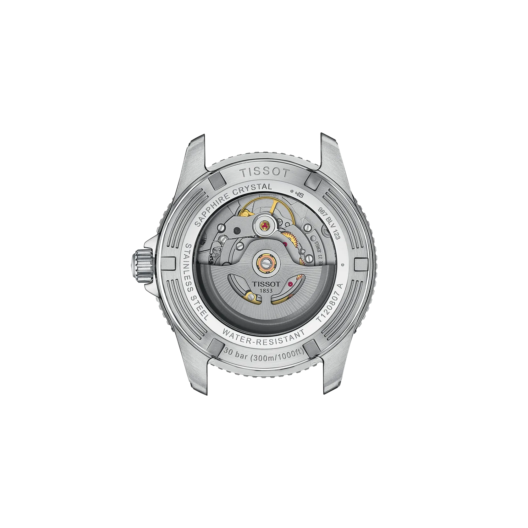 Tissot T120.807.11.091.00 Seastar 1000 Powermatic 80 Watch 40mm with Green-Black Dial