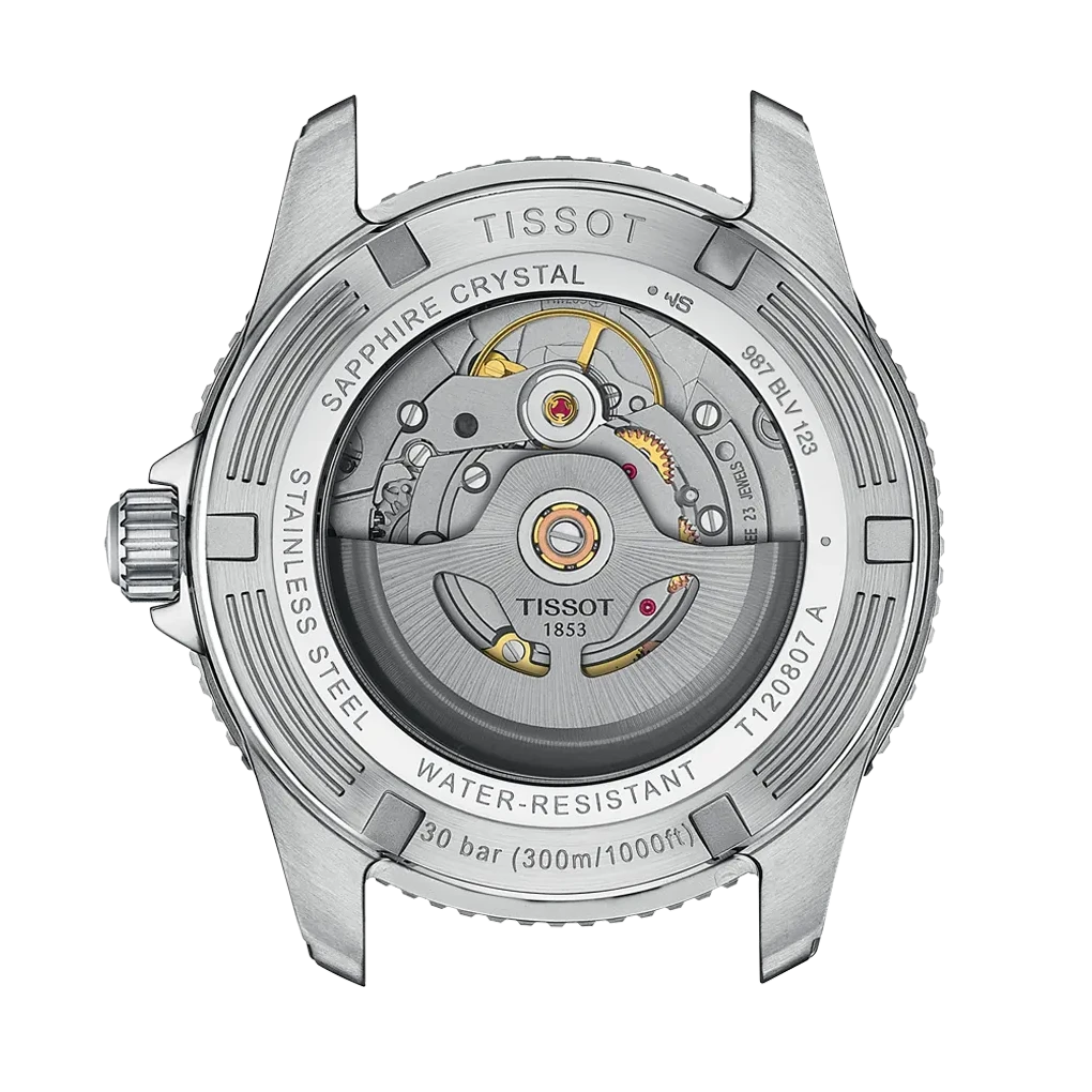 Tissot T120.807.11.091.00 Seastar 1000 Powermatic 80 Watch 40mm with Green-Black Dial