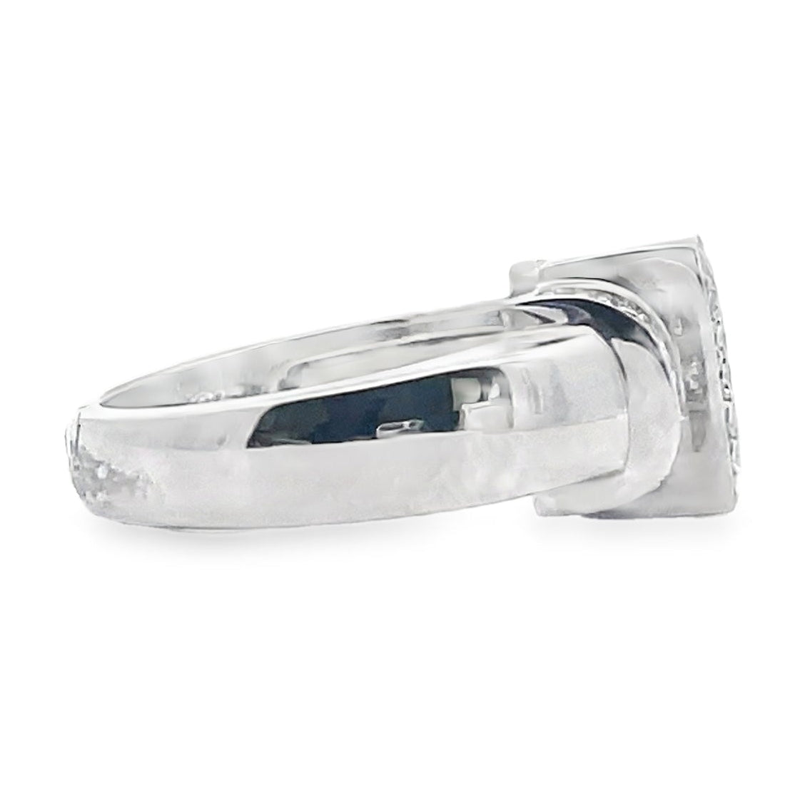 18K White Gold Ring with Diamonds 1.48 Carats
