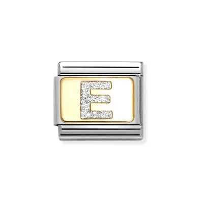 Nomination Composable Link 030291/05 Glitter Letter E