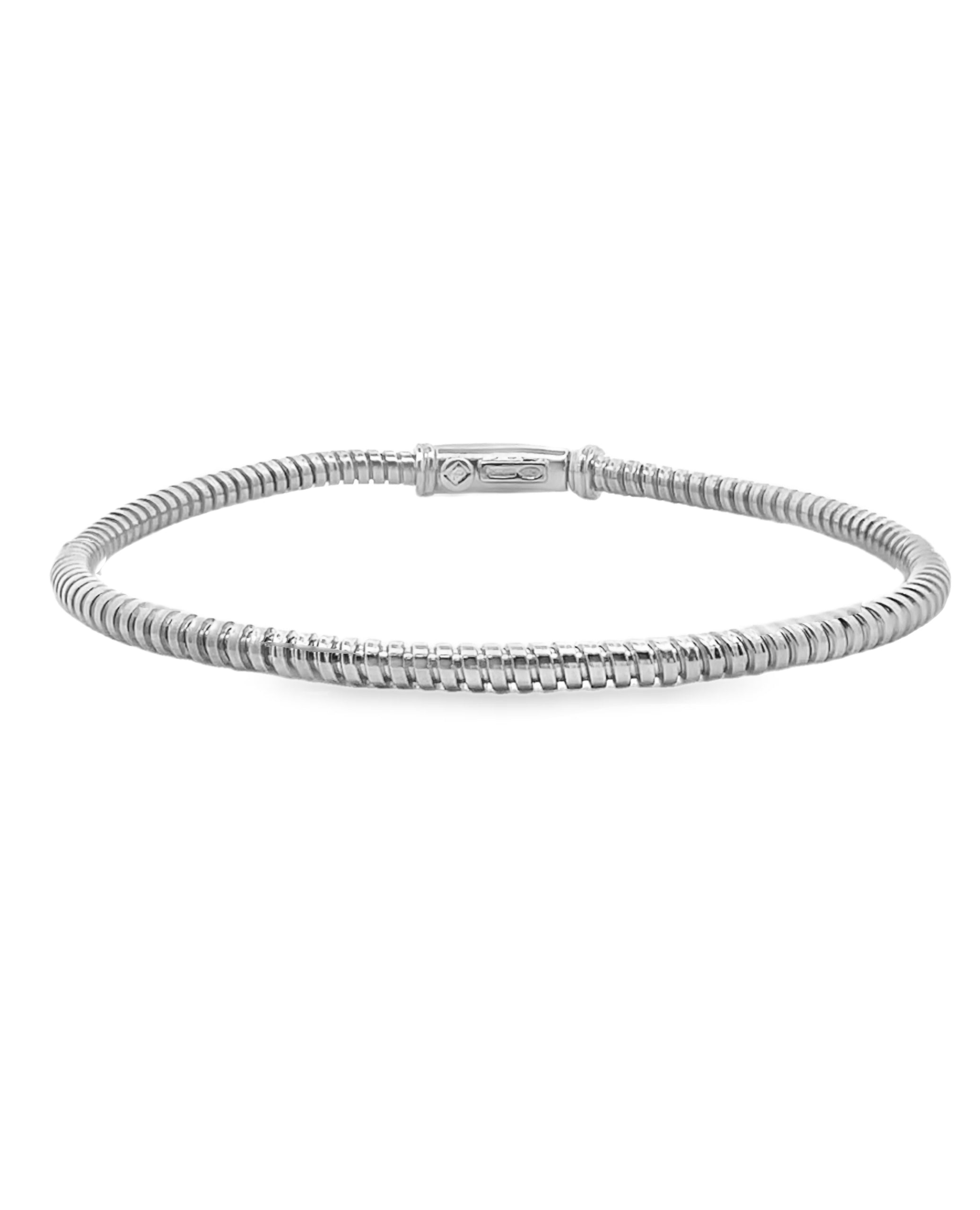 Marcello Pane Sterling Silver Bangle Bracelet