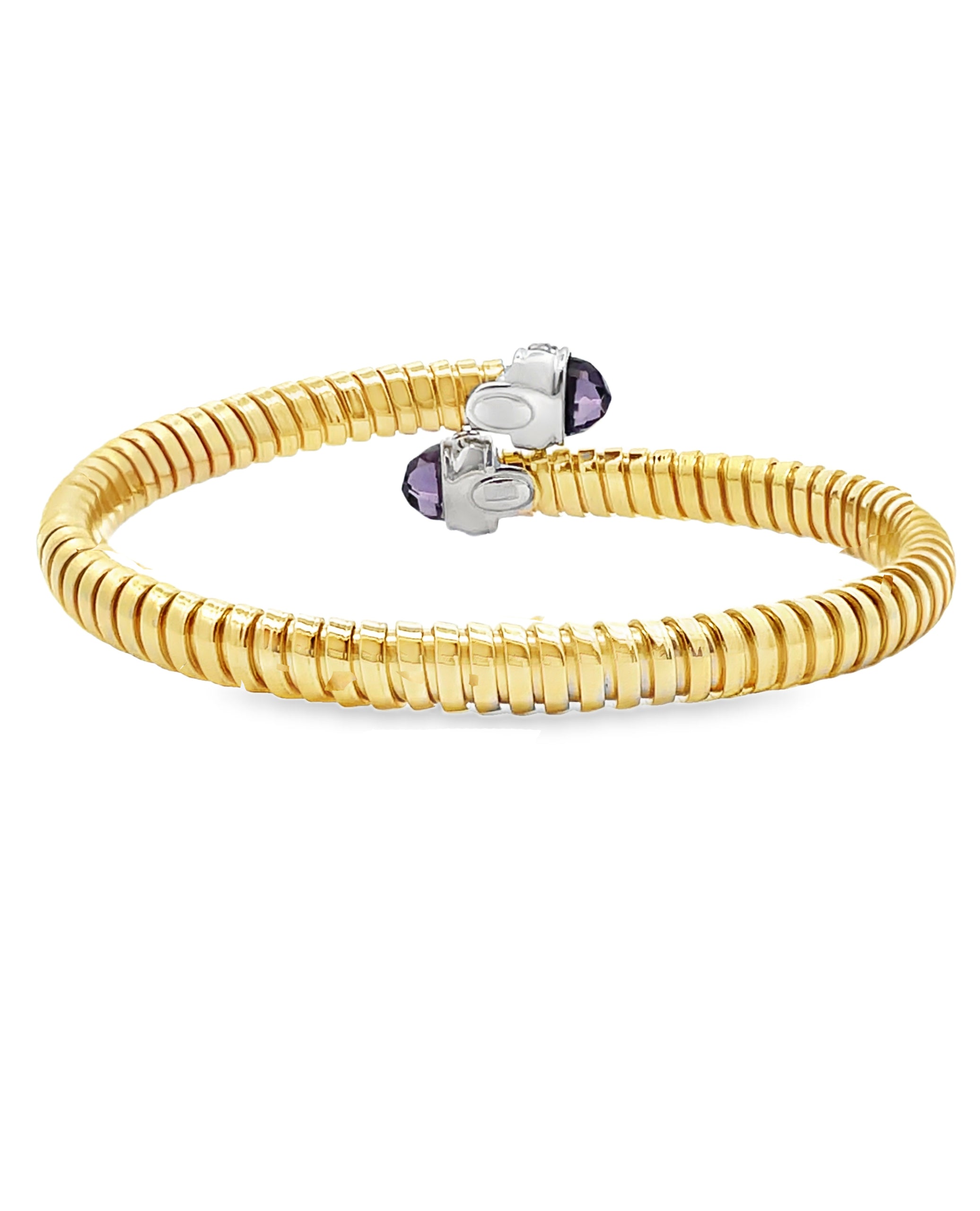 Marcello Pane BRFO 345G-V Sterling Silver Bracelet with Gold Overlay