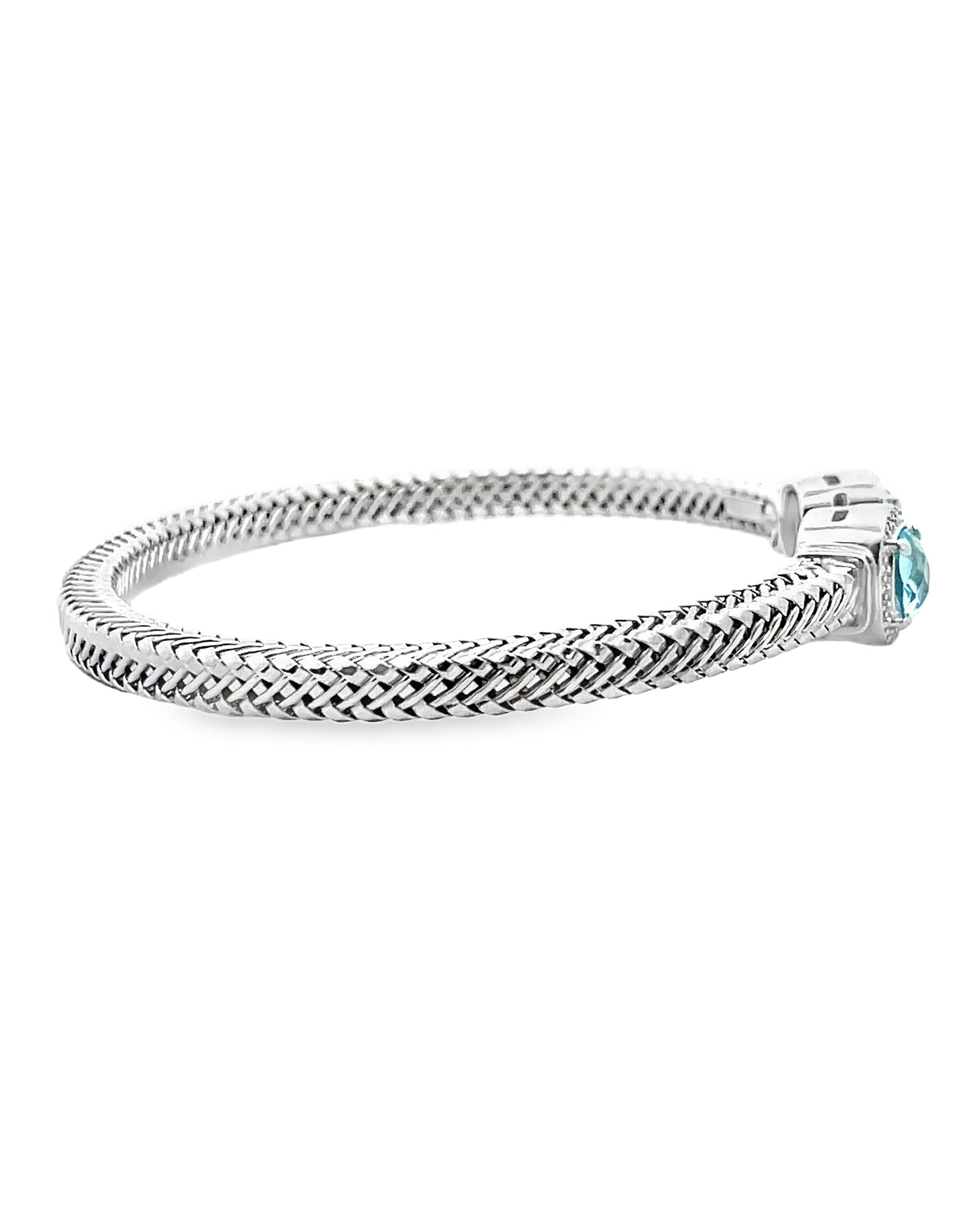 Marcello Pane BRFO 369BA Sterling Silver Bangle Bracelet