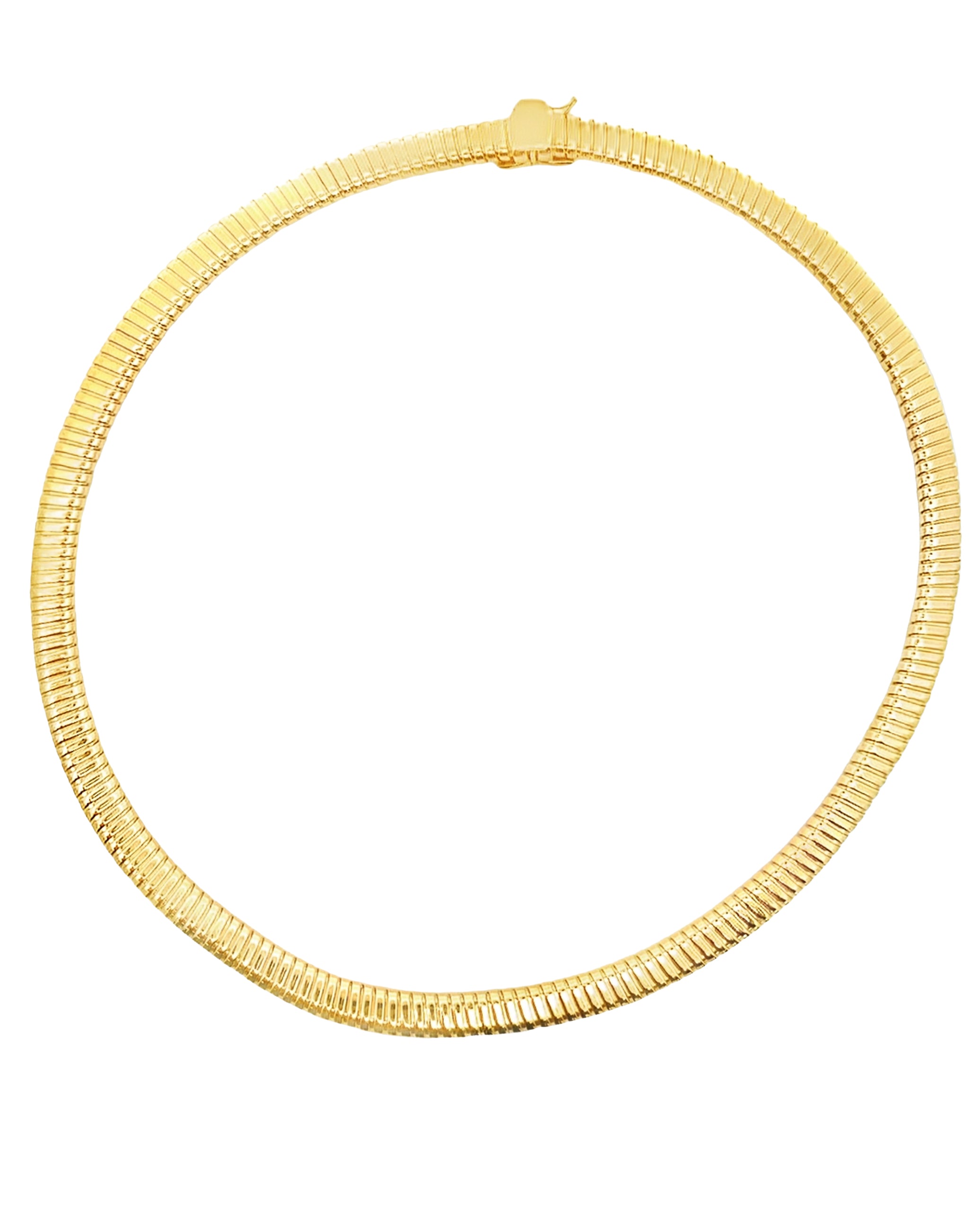 Marcello Pane CLFO 381G Sterling Silver Necklace with Gold Overlay