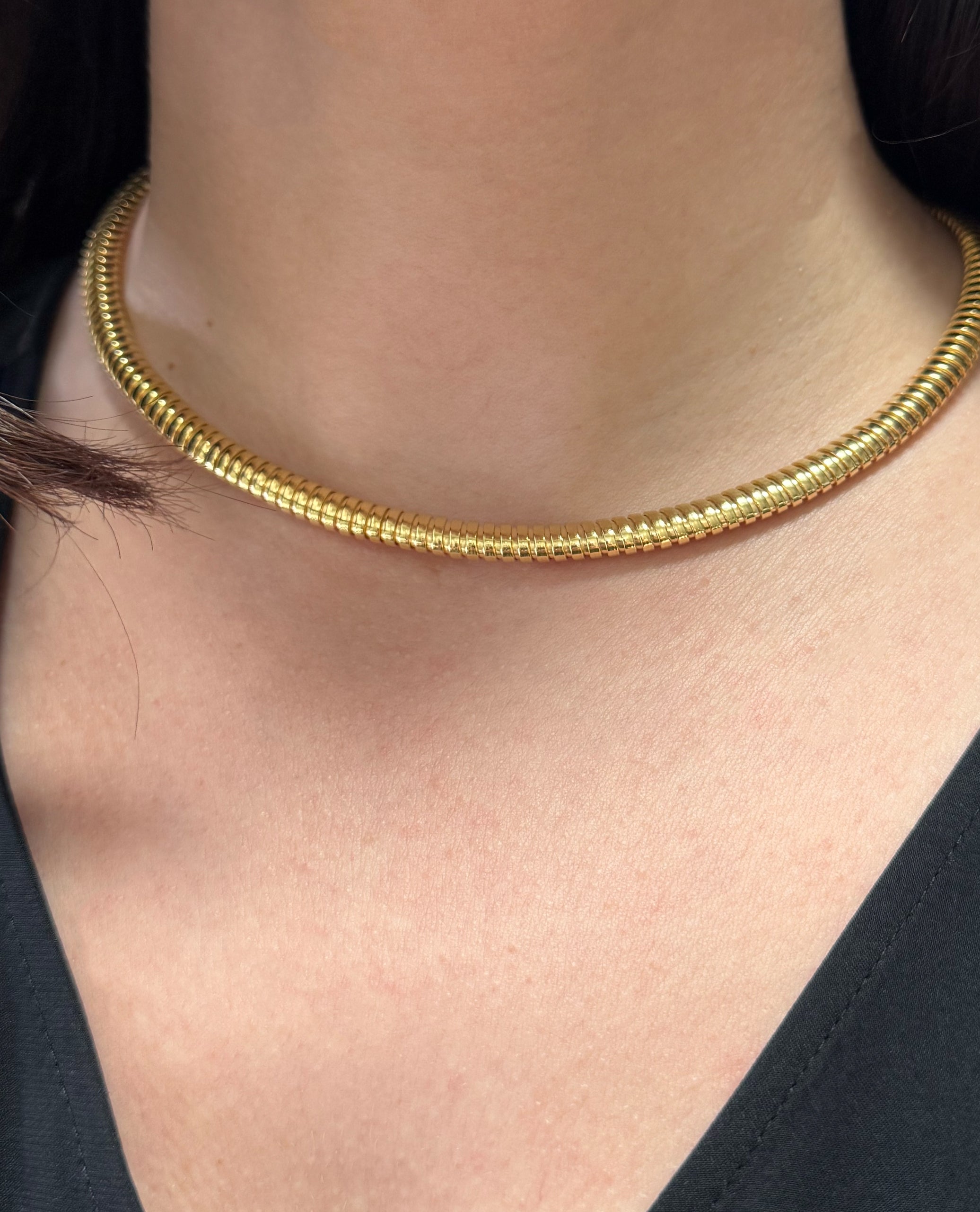 Marcello Pane Sterling Silver Necklace with 18K Yellow Gold Overlay