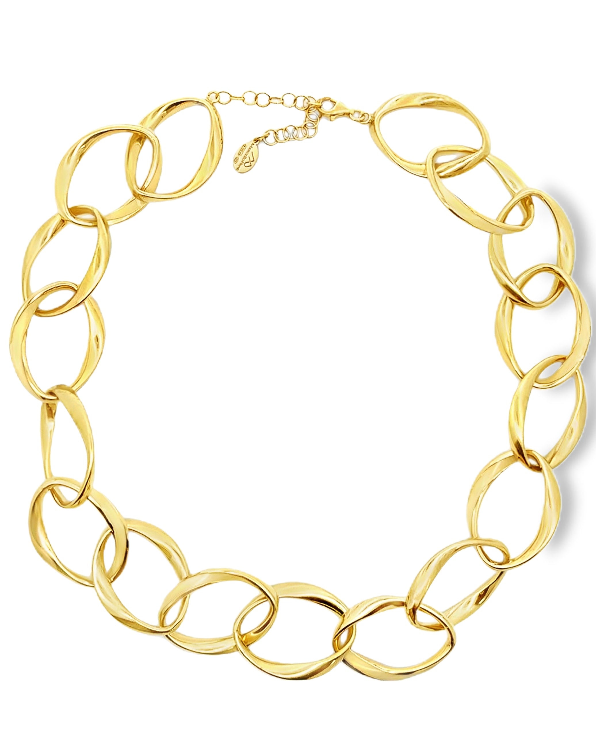Marcello Pane CLGR 004 Necklace Sterling Silver with 18K Yellow Gold Overlay