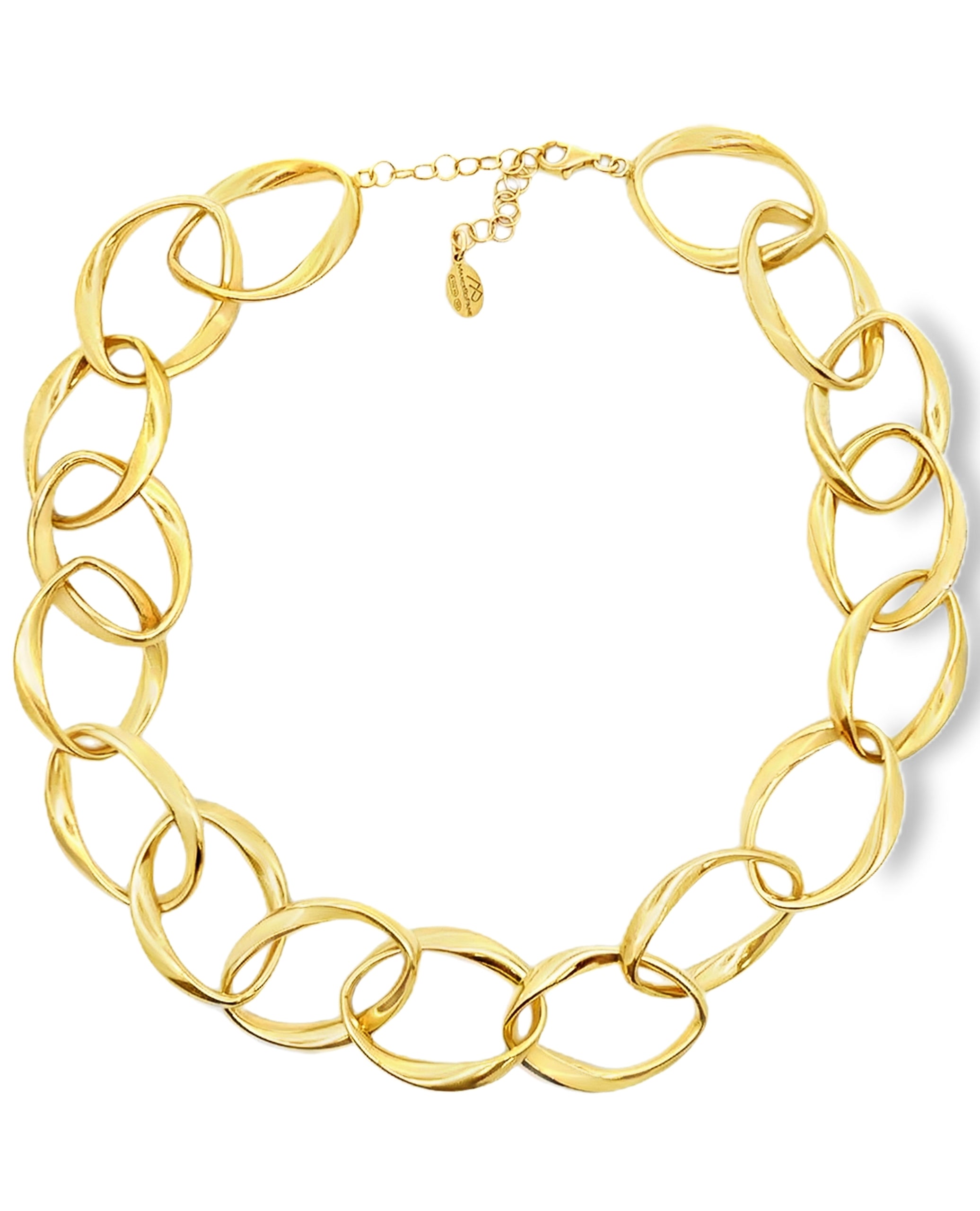 Marcello Pane CLGR 004 Necklace Sterling Silver with 18K Yellow Gold Overlay