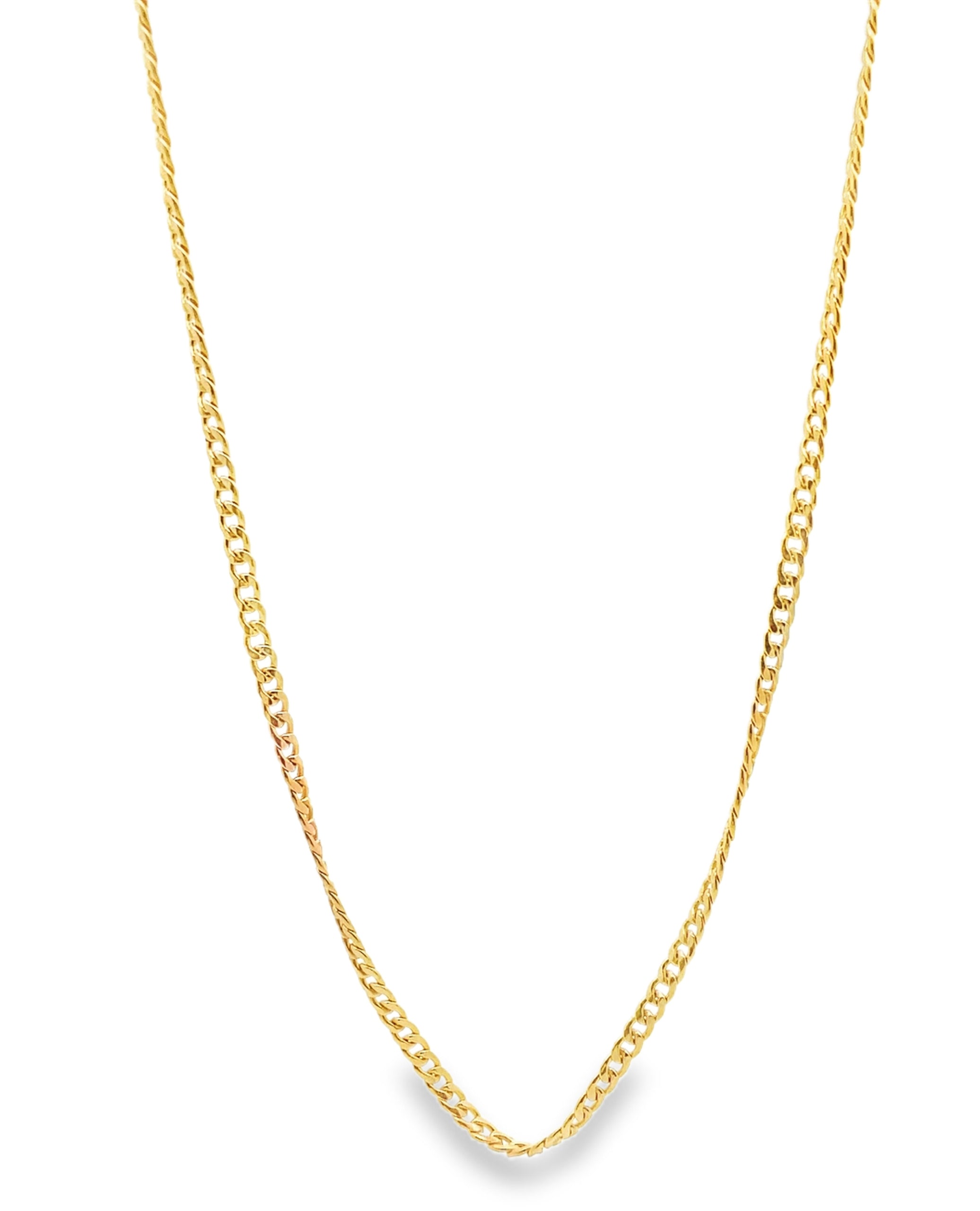 Gold-Filled Curb Chain Necklace