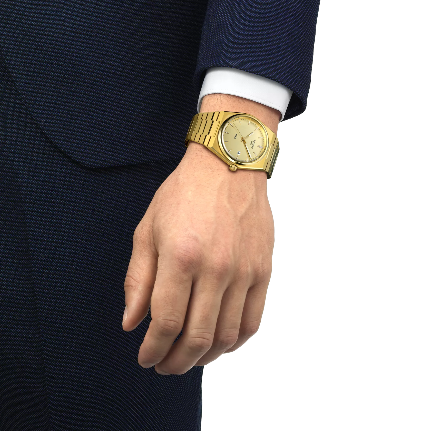 Tissot T137.410.33.021.00 PRX Steel Watch with Gold PVD