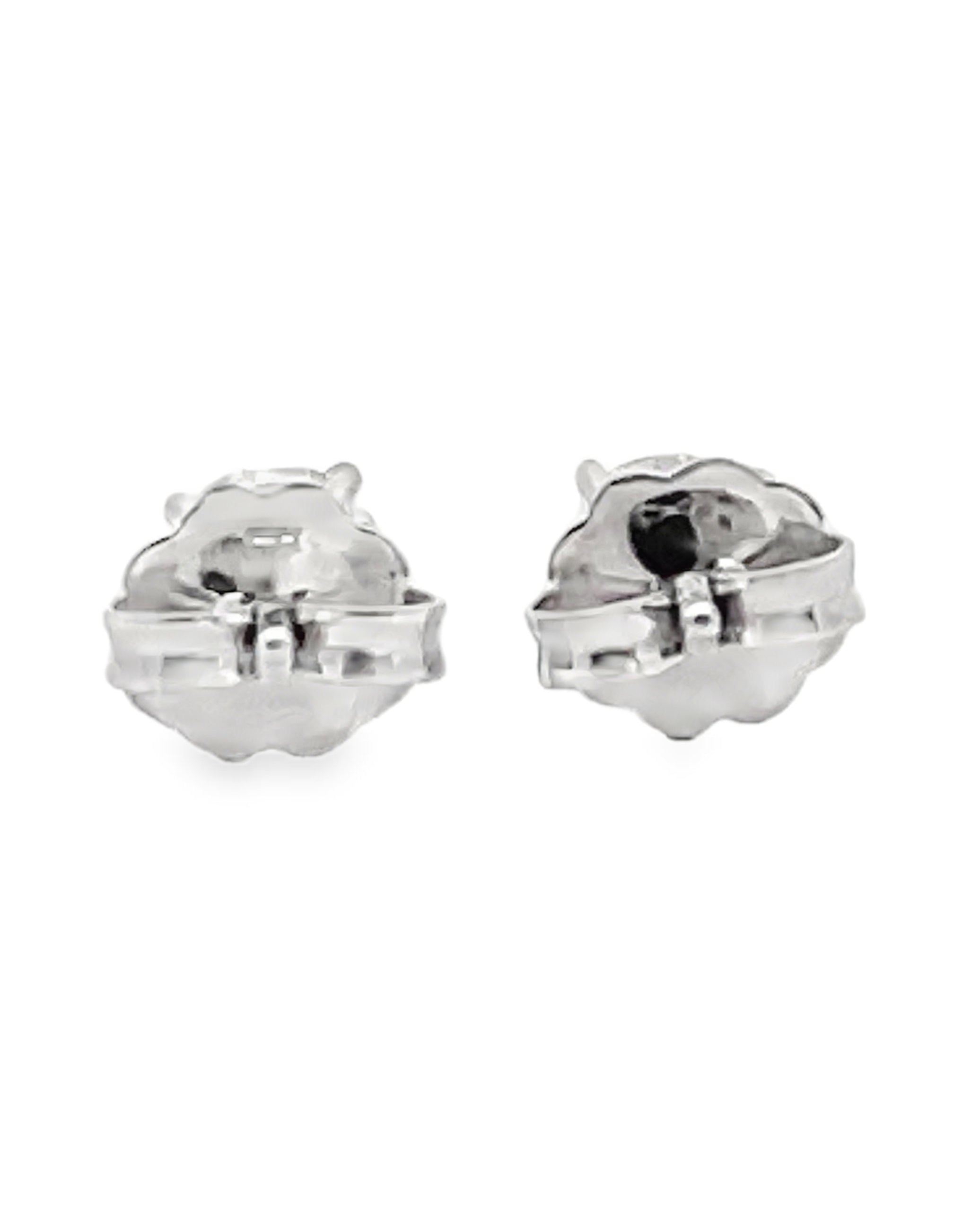 14K White Gold Diamond Martini Studs- 0.65 carat